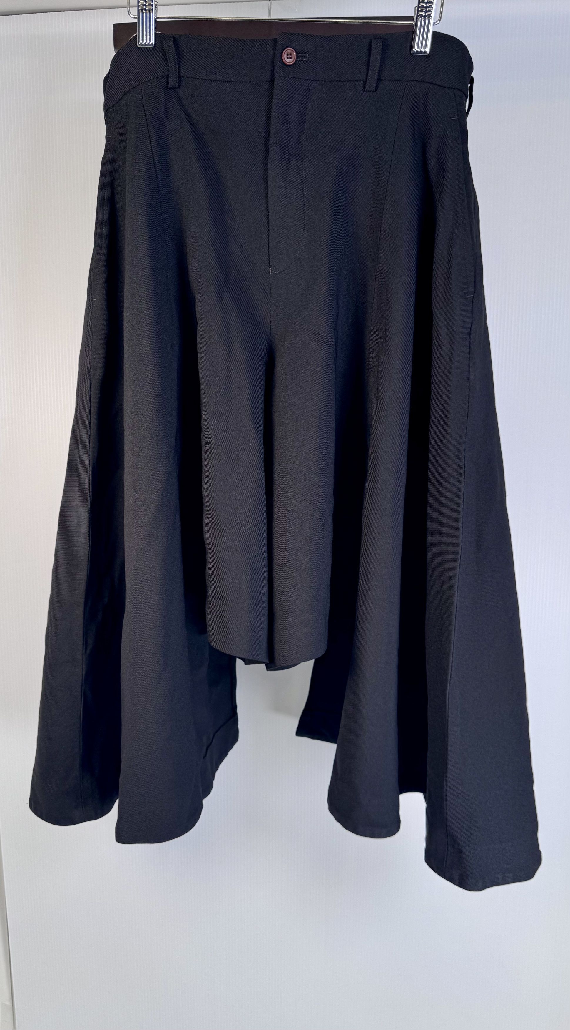 Comme des Garcons Homme Plus Comme des Garçons Homme Plus Asymmetrical Pants in Black Size US 34 / EU 50 - 5 Thumbnail