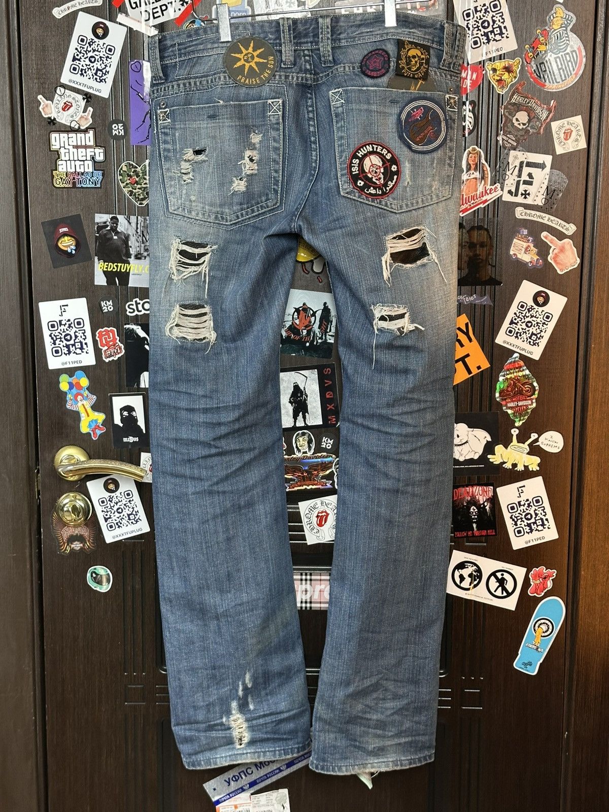 Other De Puta Madre 2007 Fuck-Pedophilia Jeans Size US 32 / EU 48 - 5 Thumbnail