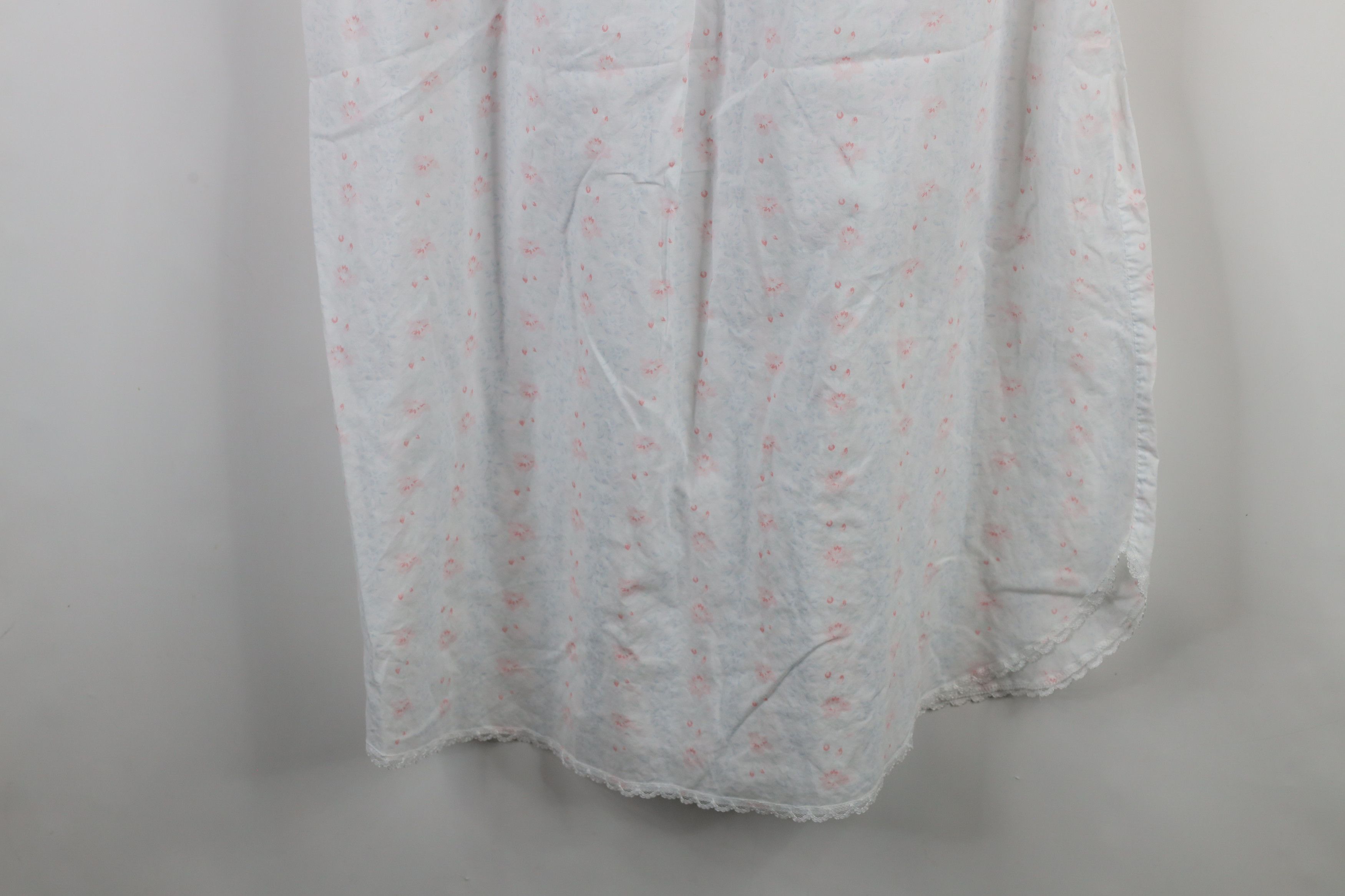 Vintage Vintage 90s Miss Elaine Lace Knit Sleeveless Night Gown Size M / US 6-8 / IT 42-44 - 4 Thumbnail