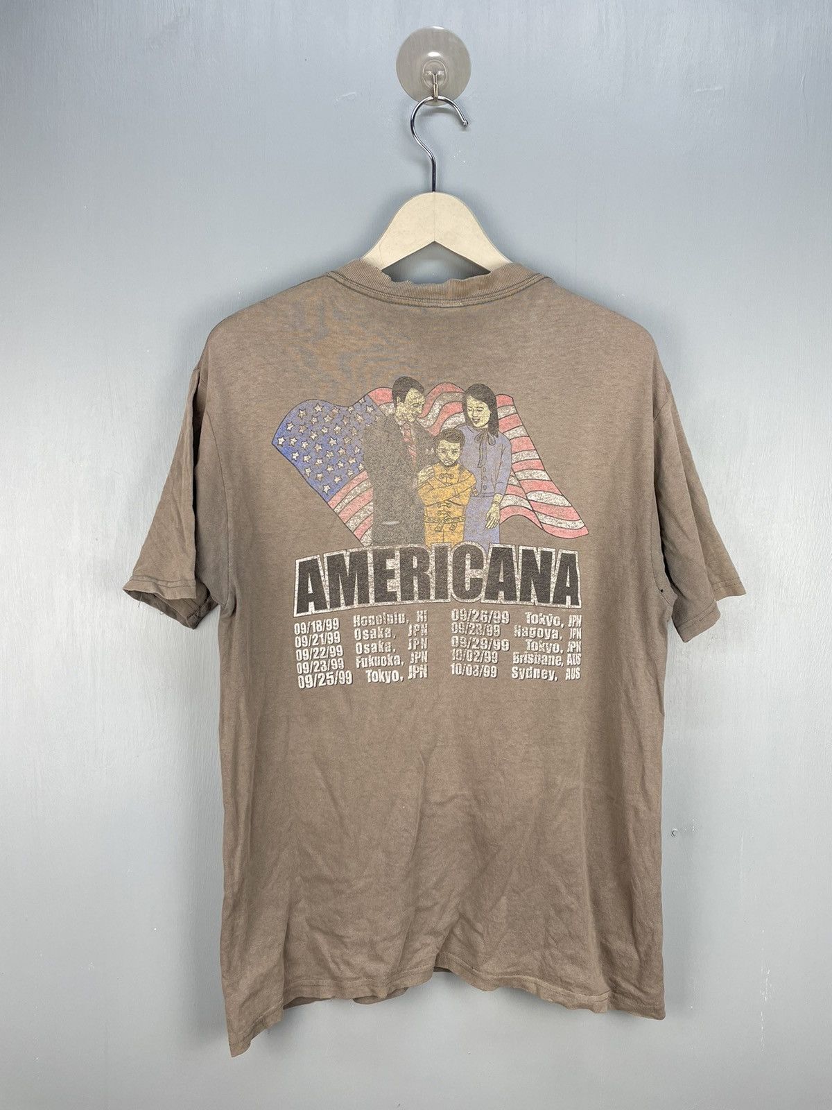 Band Tees Vintage 90s The Offspring tour distress t shirt Size US M / EU 48-50 / 2 - 1 Thumbnail