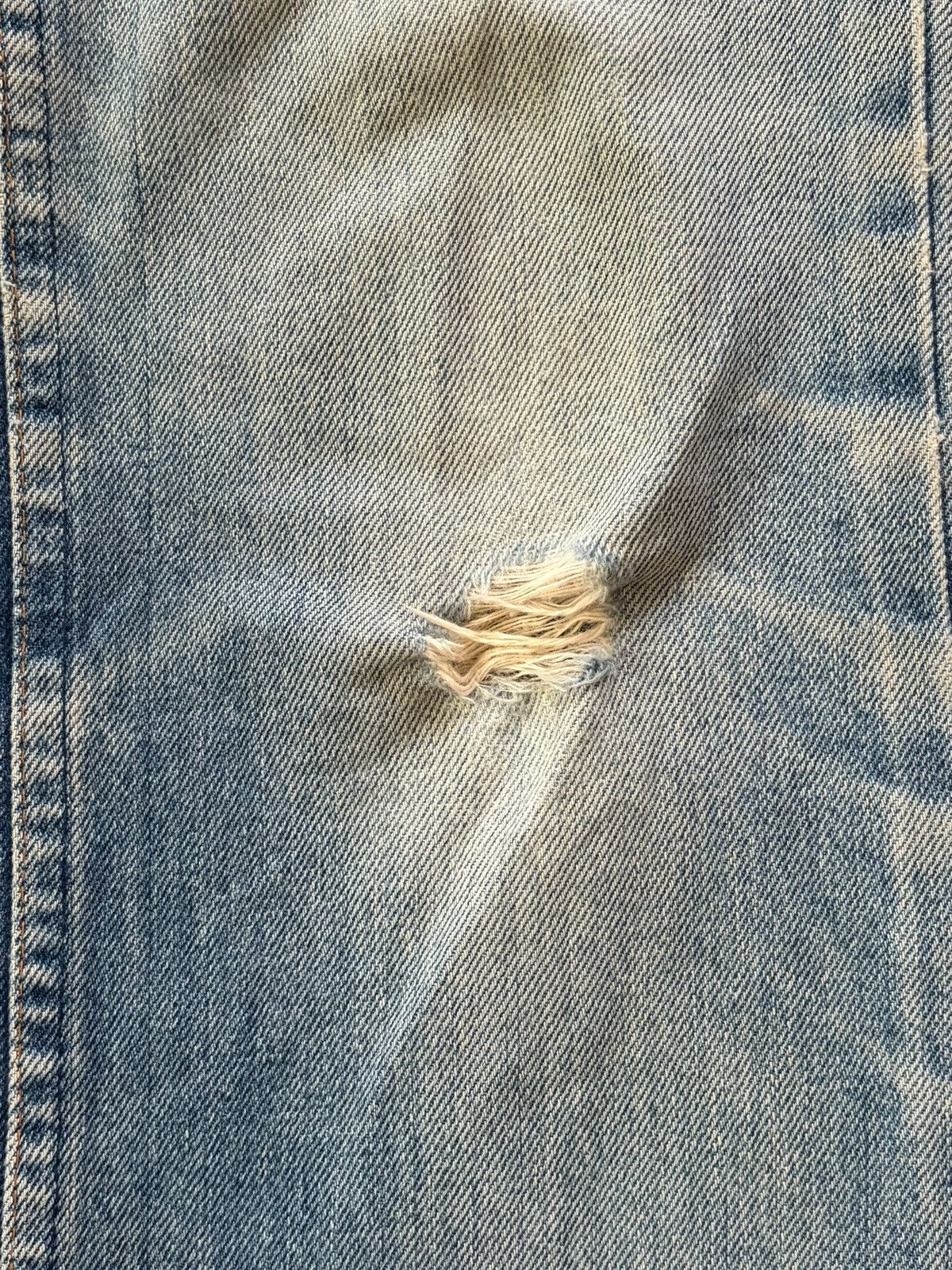 Levi's Vintage Levis Orange Tab Faded Wash Distress Flare Jeans Size 29" - 3 Thumbnail