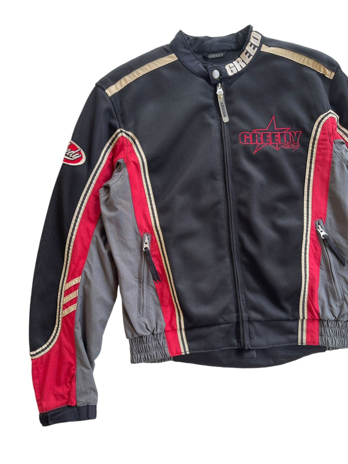 Vintage Vintage Greedy Racing Bikers Jacket Size US M / EU 48-50 / 2 - 7 Thumbnail