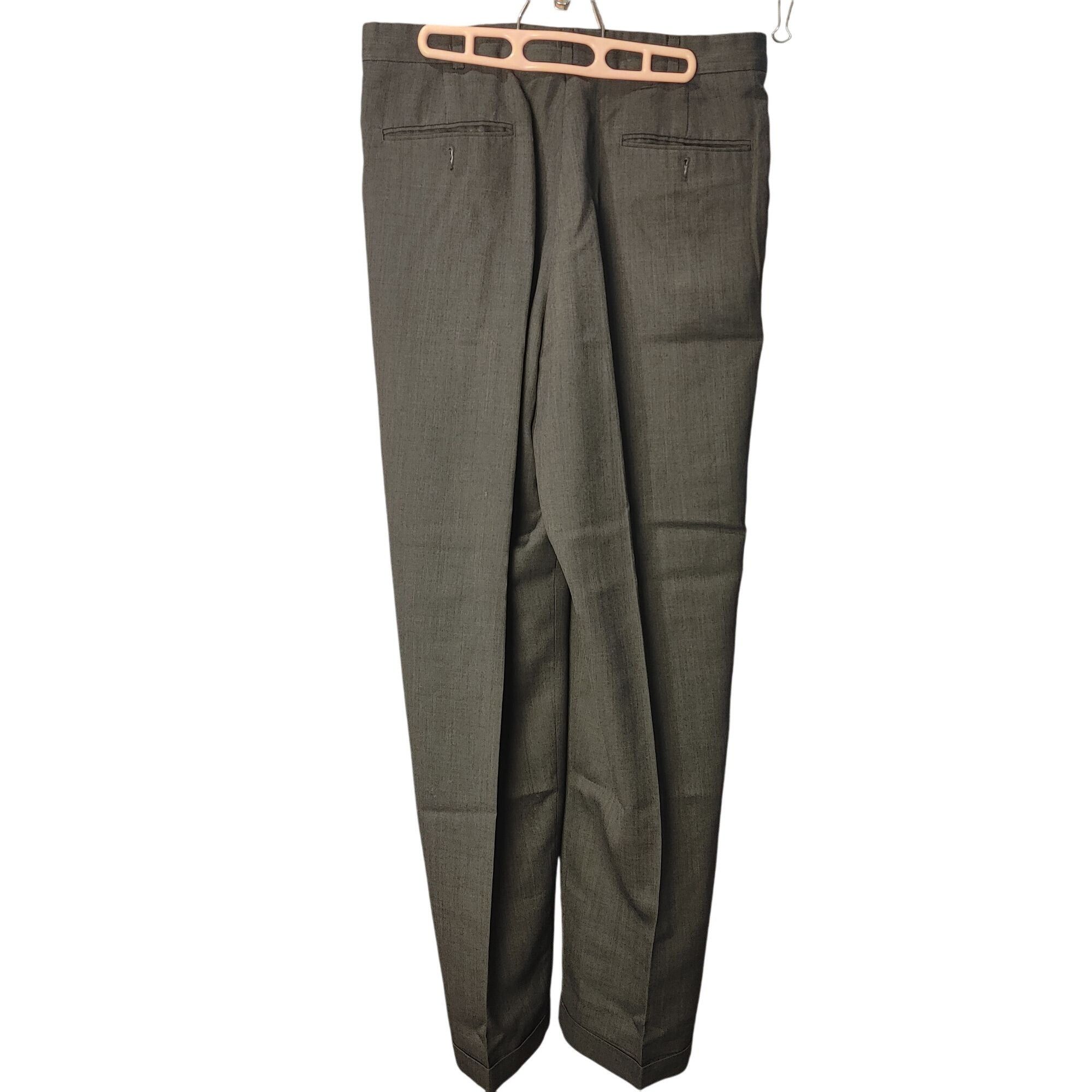 Other Slates Men's Black/Dark Gray Straight Leg Dress Pants W33 x Size US 33 - 2 Thumbnail
