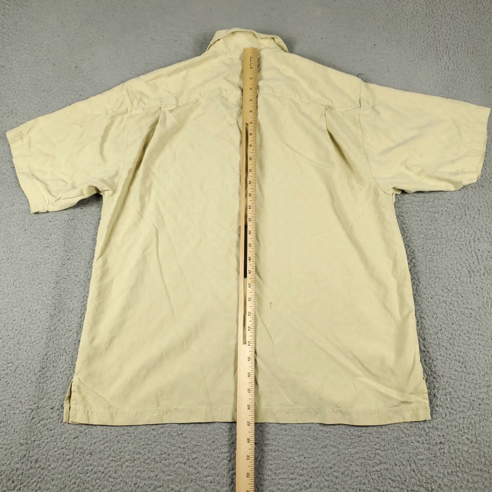 Tommy Bahama Tommy Bahama Shirt Mens Medium Yellow Hawaiian Button Up Short Sleeve Size US M / EU 48-50 / 2 - 5 Thumbnail