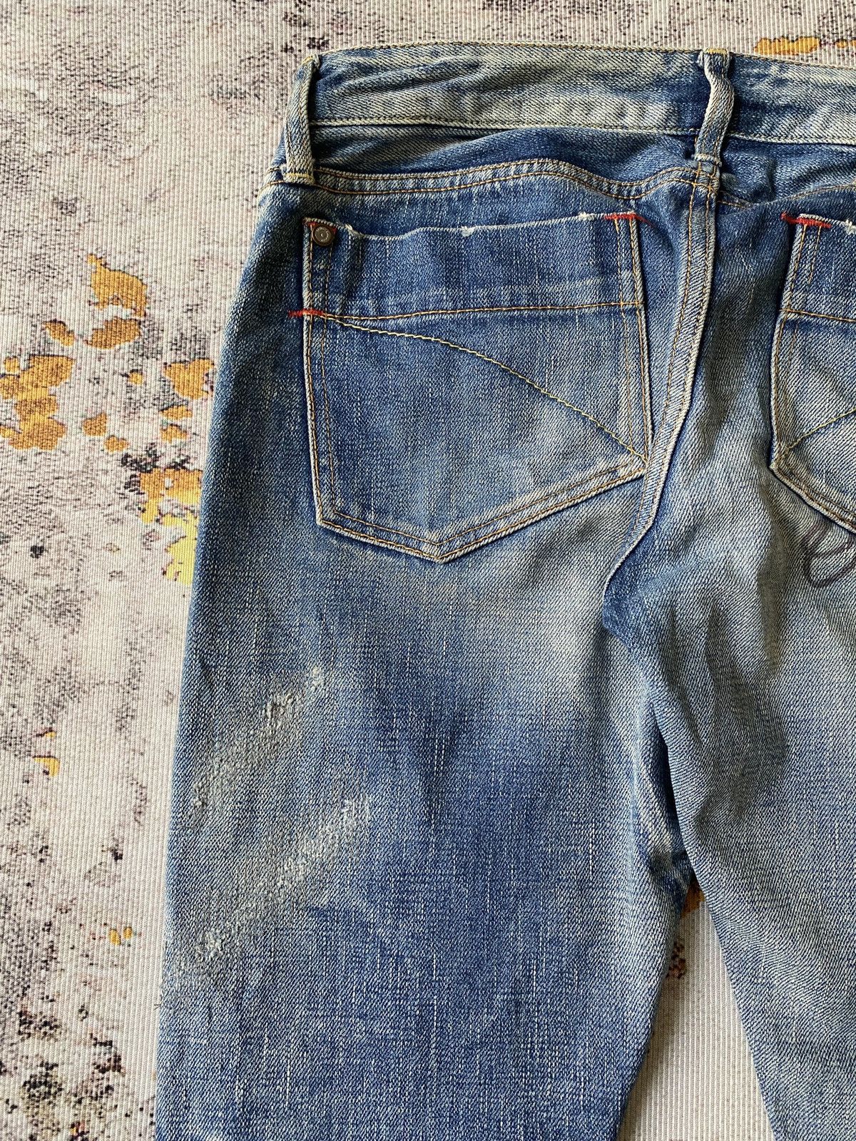 Japanese Brand Double Standard Clothing Japan Distressed Honeycomb Selvedge Size US 30 / EU 46 - 14 Thumbnail