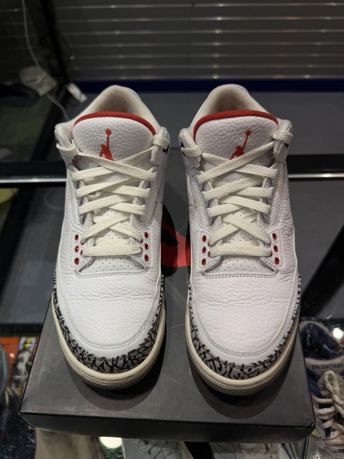 Jordan Brand Nike Air Jordan Retro 3 Katrina Hall Of Fame 2018 Red 8.5 Size US 8.5 / EU 41-42 - 10 Thumbnail