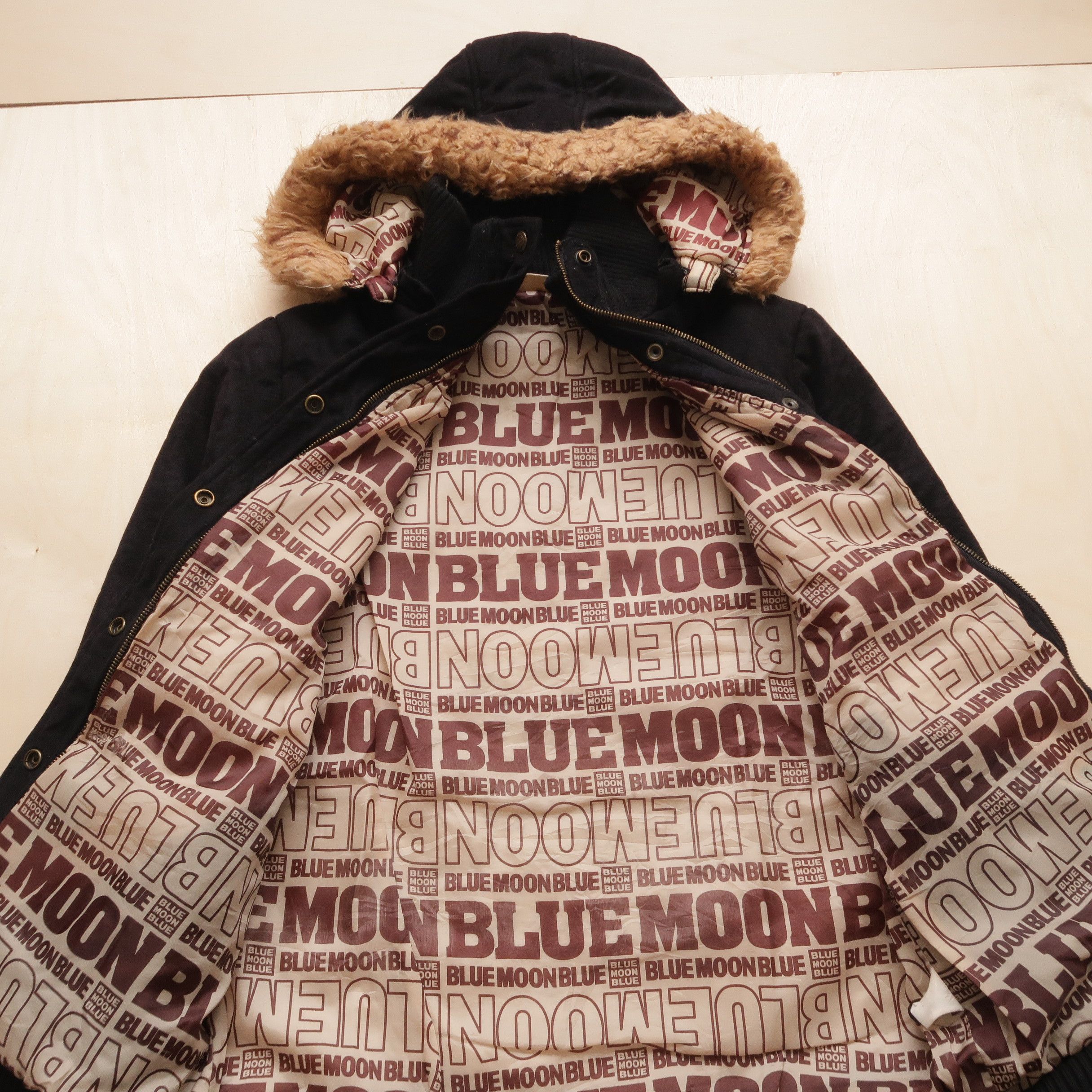 Japanese Brand 1990s Blue Moon Blue Japan Reversible Fur Faux Jacket Size US M / EU 48-50 / 2 - 13 Thumbnail