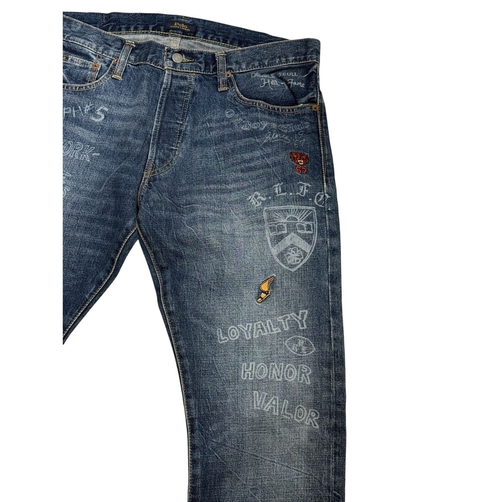 Ralph Lauren Polo Ralph Lauren Varick Slim Straight NY Loyalty Stadium Size US 33 - 2 Thumbnail