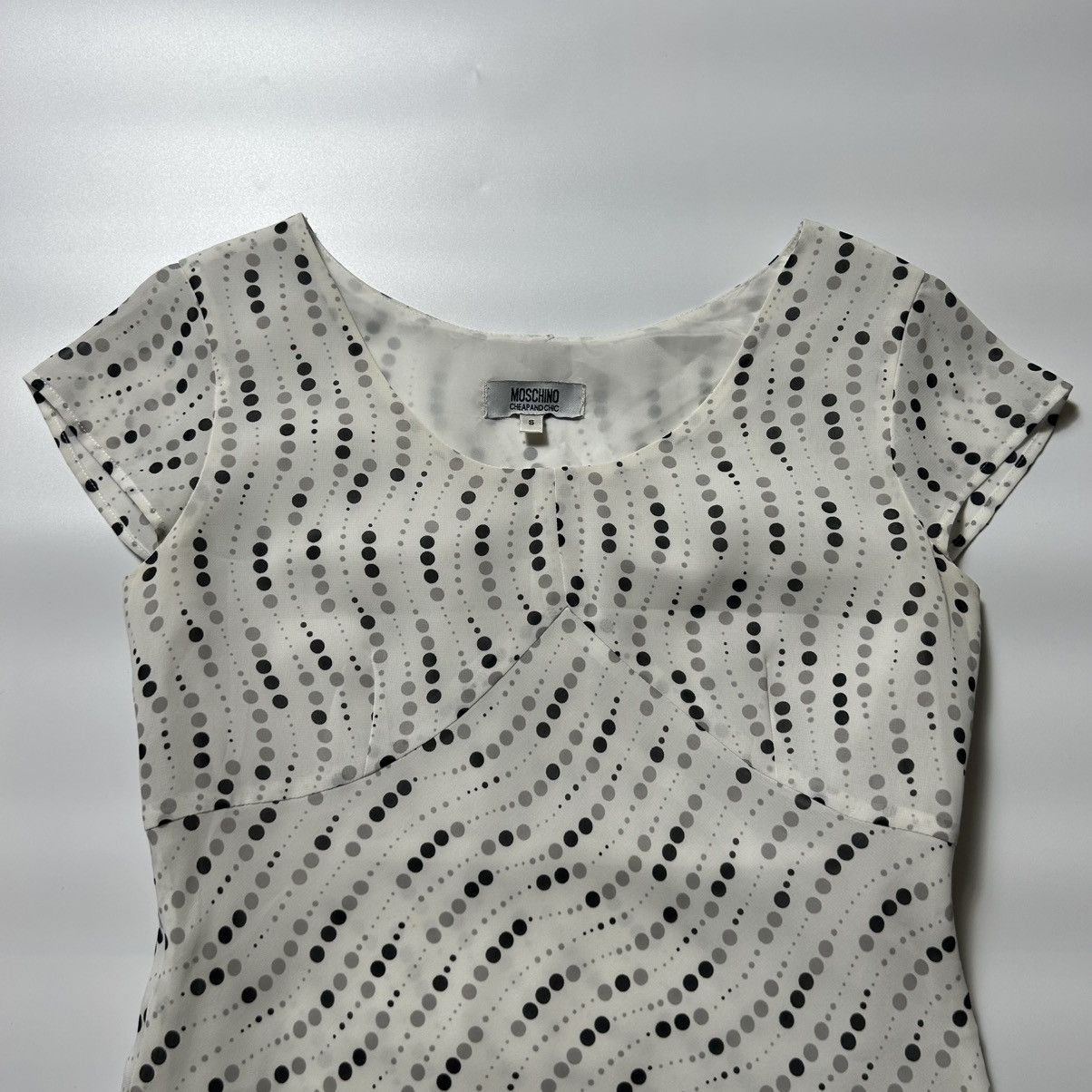 Moschino Vintage Moschino Polka Dot Dress Size S / US 4 / IT 40 - 3 Thumbnail