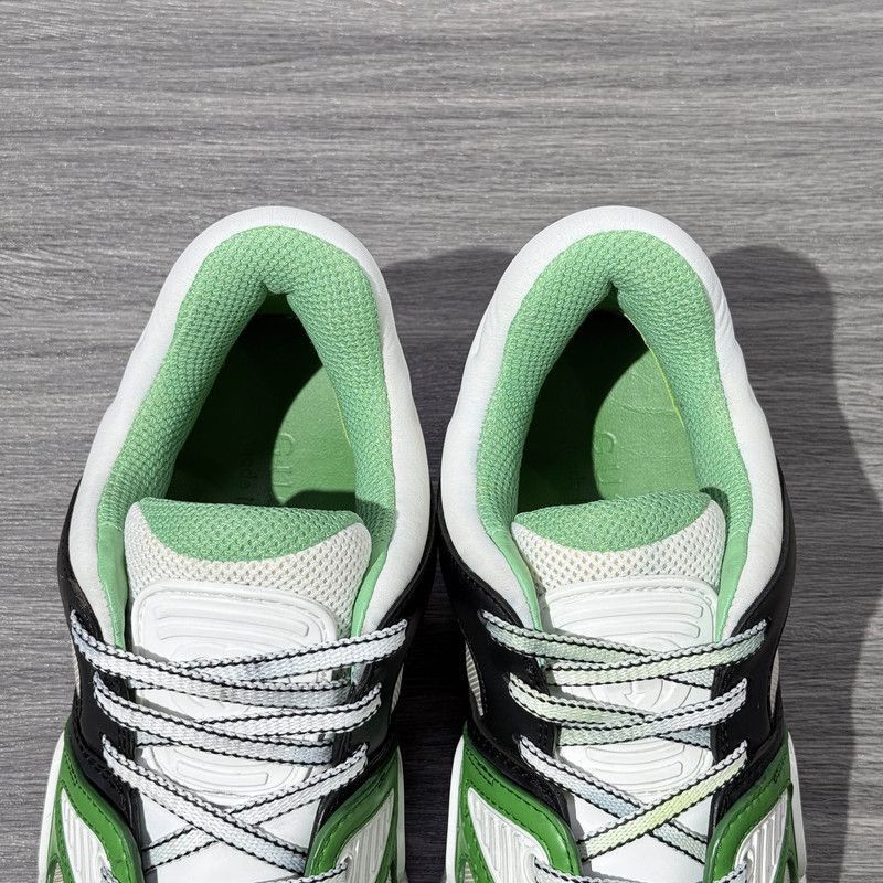 Gucci Gucci Green White Black Low-Top Sneakers - Size US 8 / EU 41 - 9 Thumbnail