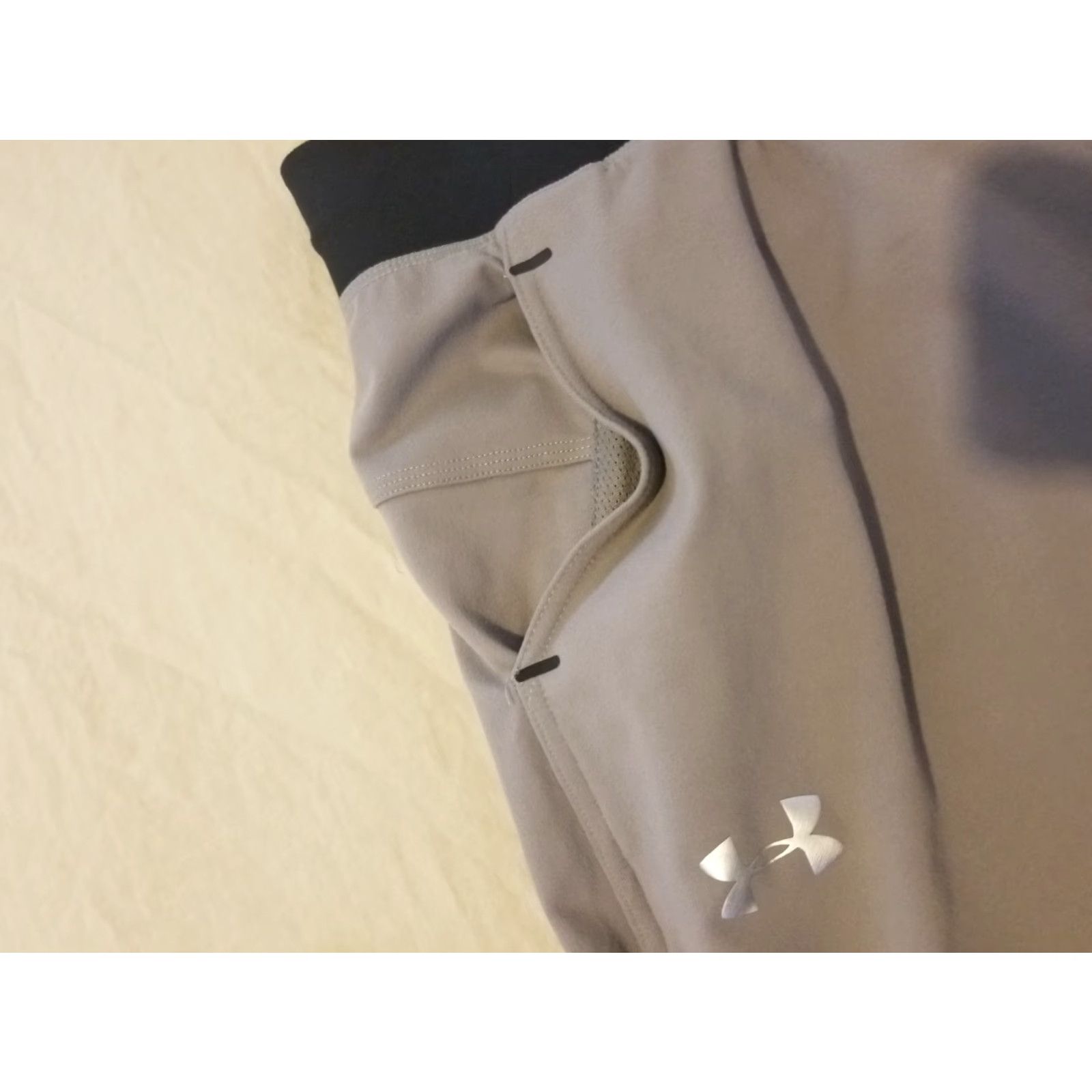 Under Armour Under Armour Pants 2XL Gray Athletic Gym Workout Sweatpants with Pockets Mens Tapered Fit Size US 39 - 5 Thumbnail