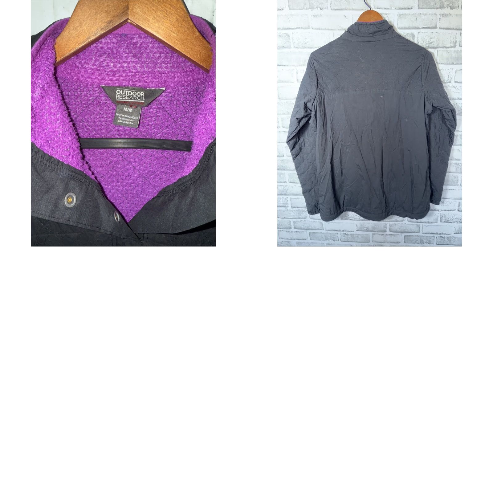 Outdoor Research Outdoor Research Pullover Womens M Black With Purple Fleece Lining Windbreaker Size M / US 6-8 / IT 42-44 - 8 Thumbnail