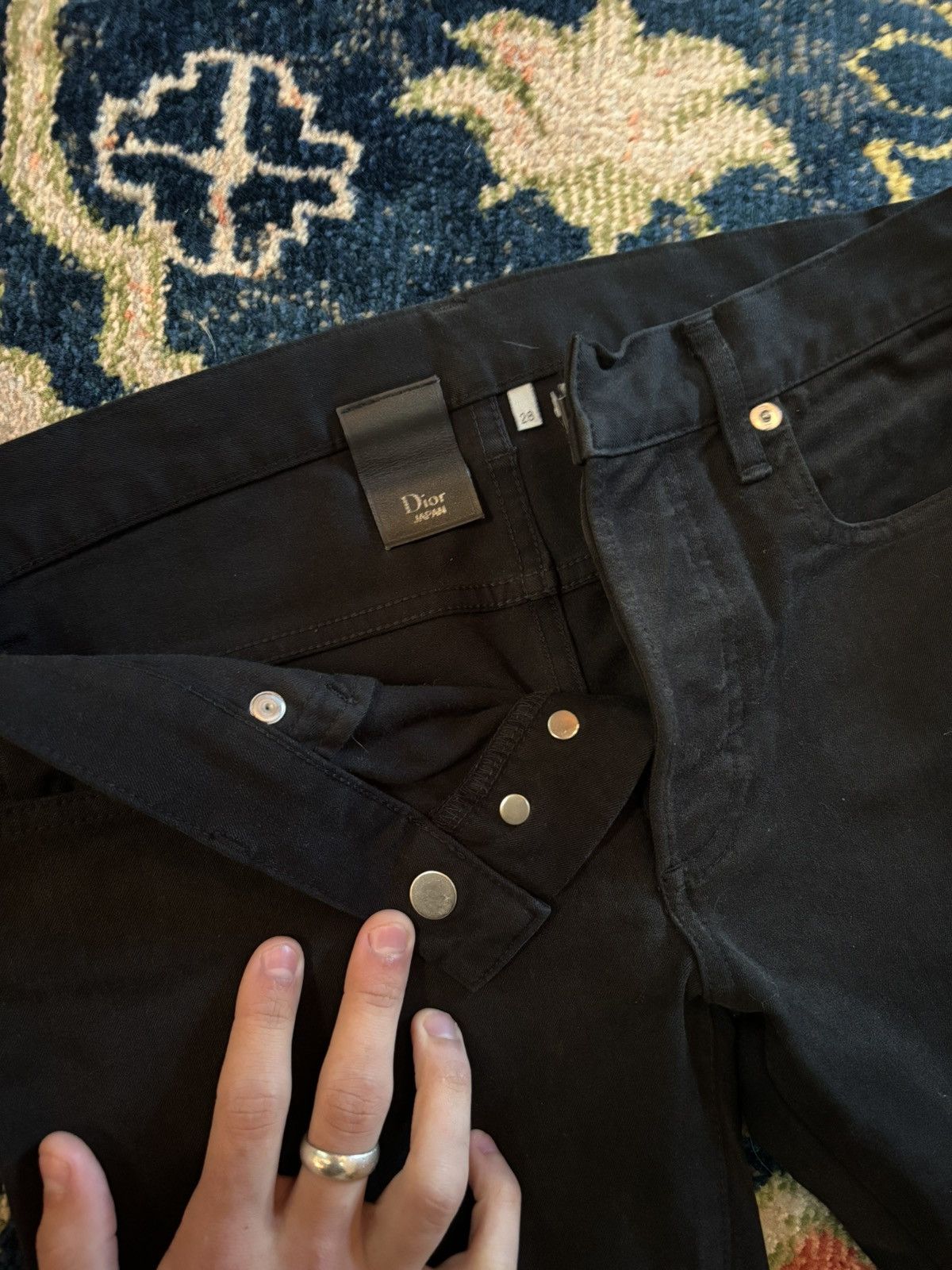 Dior Black Dior Stretch Denim Size US 28 / EU 44 - 4 Thumbnail