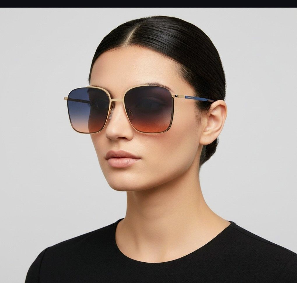 Marc Jacobs Marc Jacobs Square, Gold Metal Frame, Gradiant Lenses. Rare. Size ONE SIZE - 1 Thumbnail