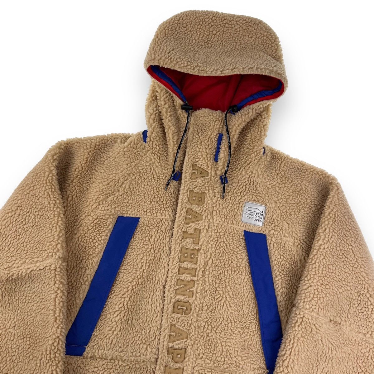 image of Bape Boa Snowboard Jacket in Beige, Men's (Size 2XL)