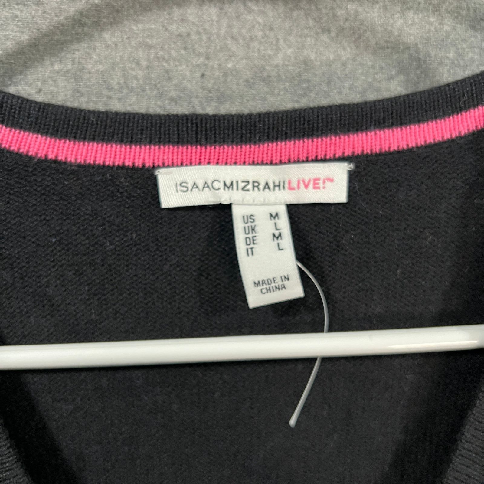 Isaac Mizrahi Isaac Mizrahi Live! Puff Sleeve Sweater Cardigan Pitch Size M / US 6-8 / IT 42-44 - 4 Thumbnail