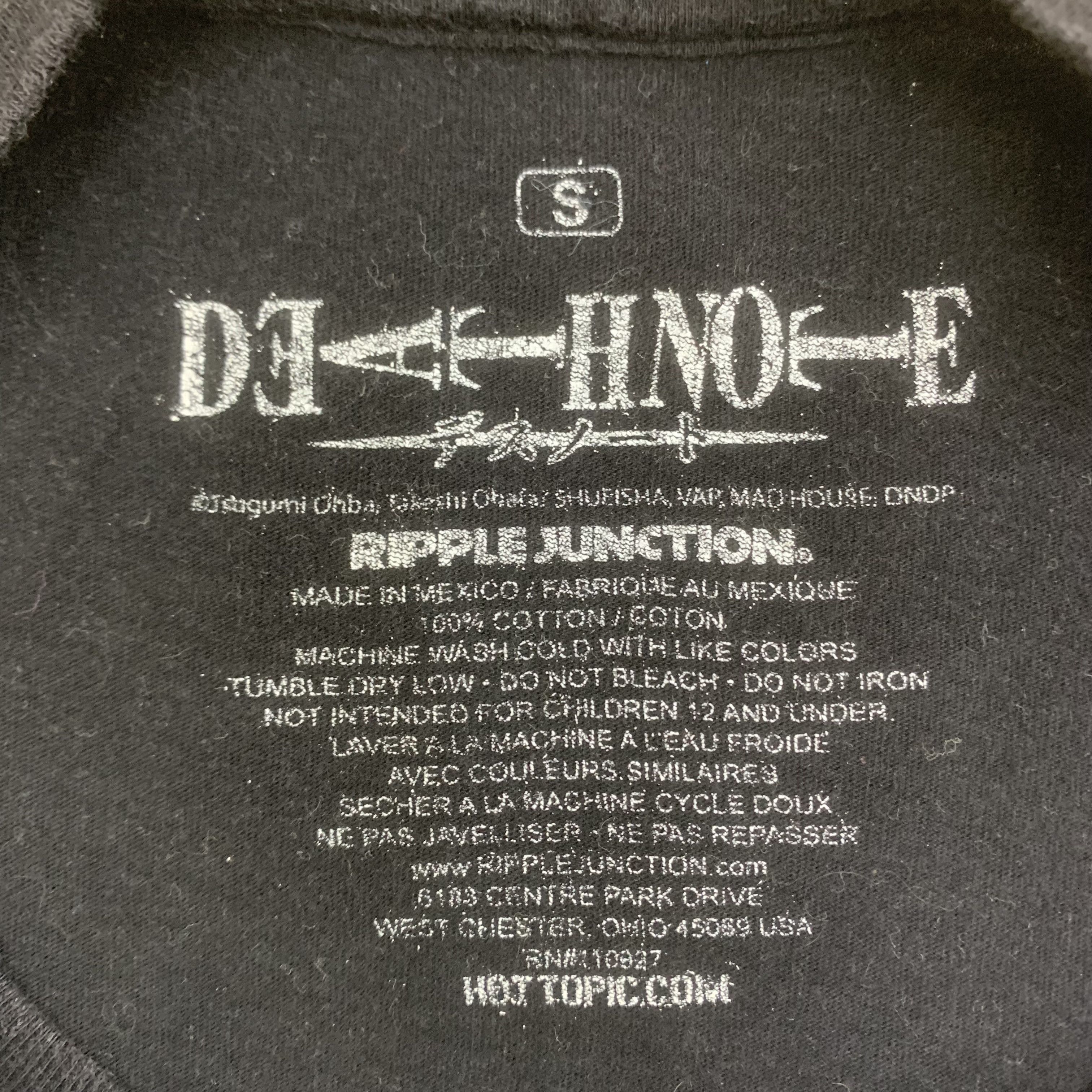 Vintage Death Note Tee Shirt - R007 Size US S / EU 44-46 / 1 - 5 Thumbnail