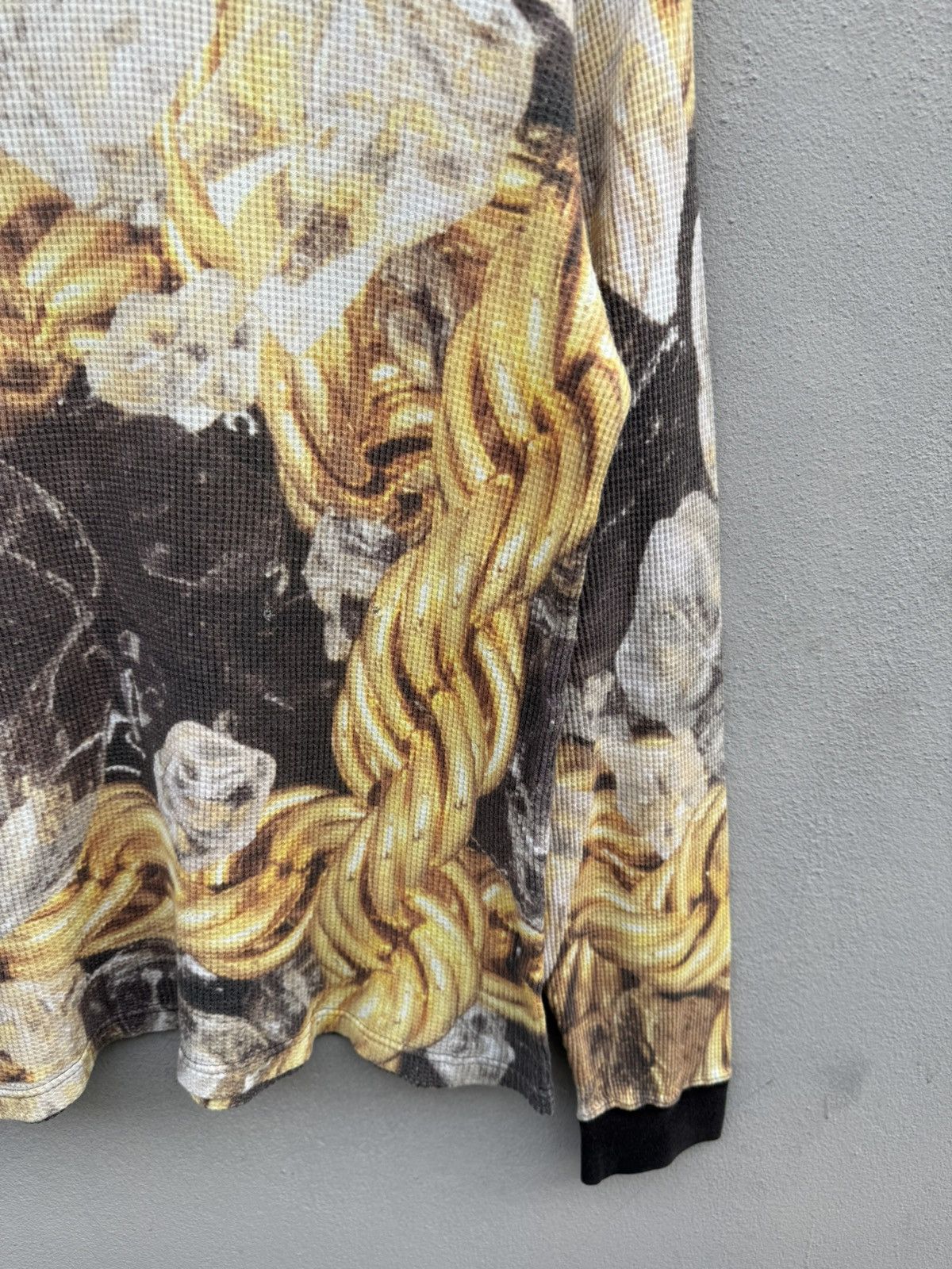 PHENOMENON ARCHIVED‼️2000s PHENOMENON Gold Chains Fullprint Waffle Tee Size US L / EU 52-54 / 3 - 6 Thumbnail