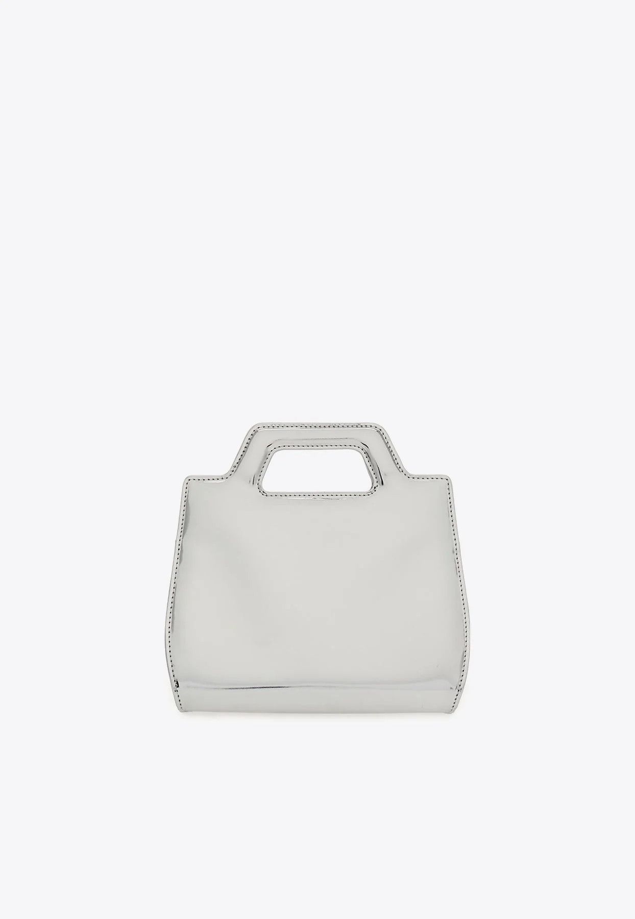 Salvatore Ferragamo o1s1rm0924 Size: OS / Wanda Mini Bag in Silver Size ONE SIZE - 3 Thumbnail