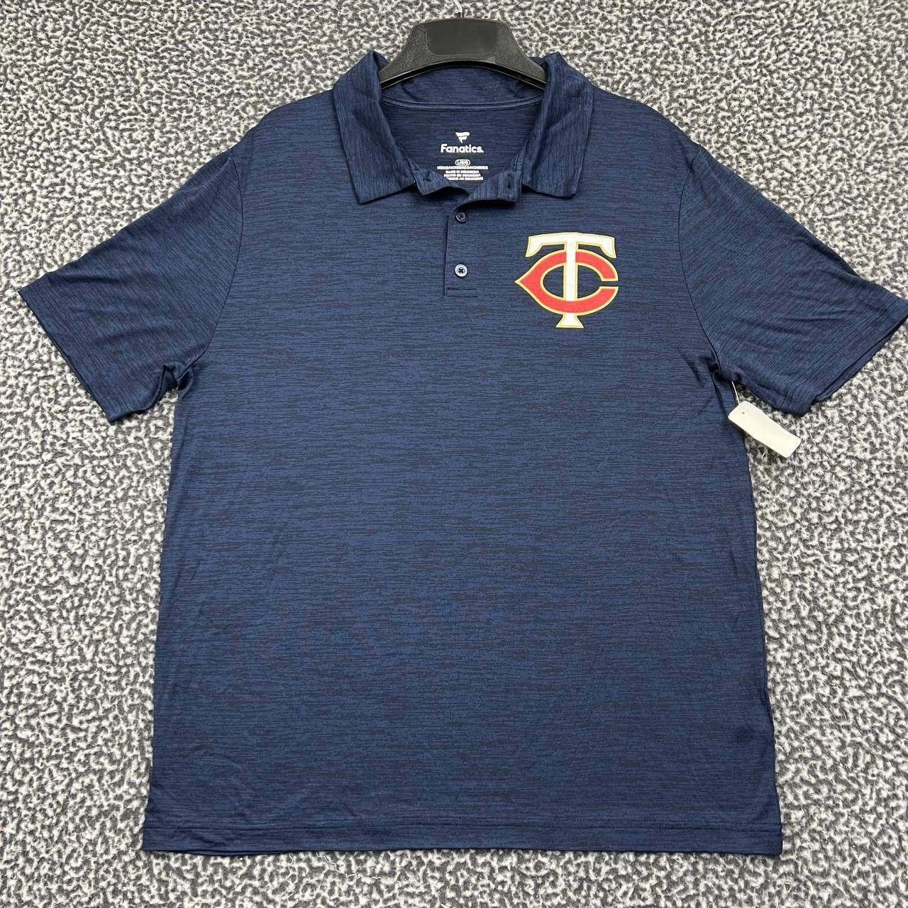 Other Minnesota Twins Polo Shirt Men L Blue Short Sleeve Collared Size US L / EU 52-54 / 3 - 1 Thumbnail