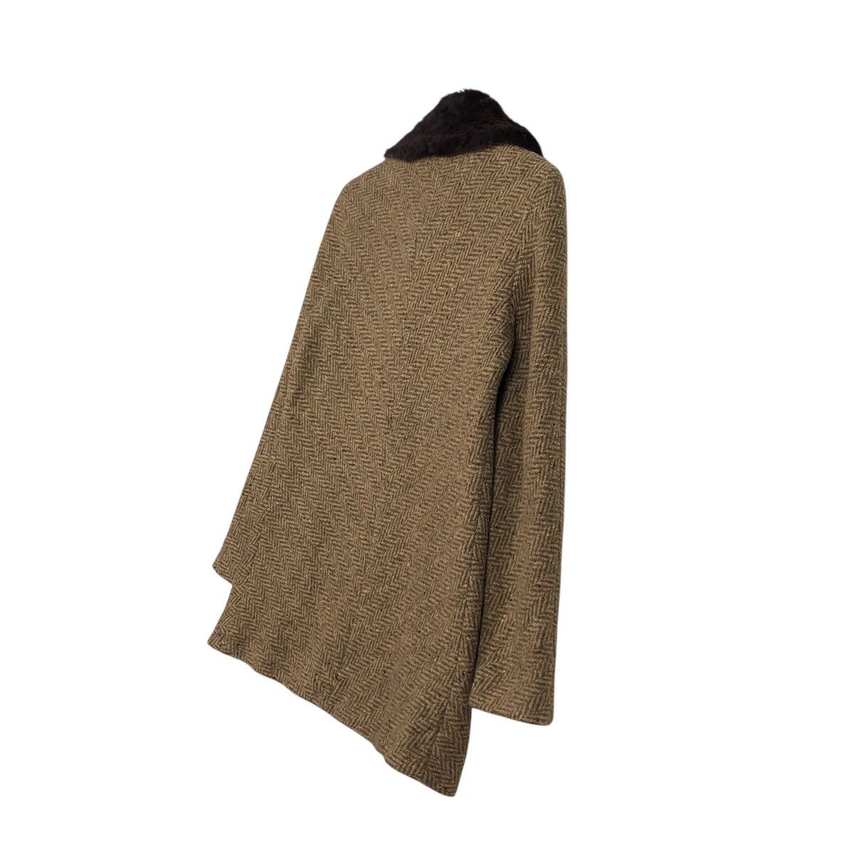 Japanese Brand 📌Vintage Wool Jacket DKNY Mink Fur Collar Size US M / EU 48-50 / 2 - 10 Thumbnail