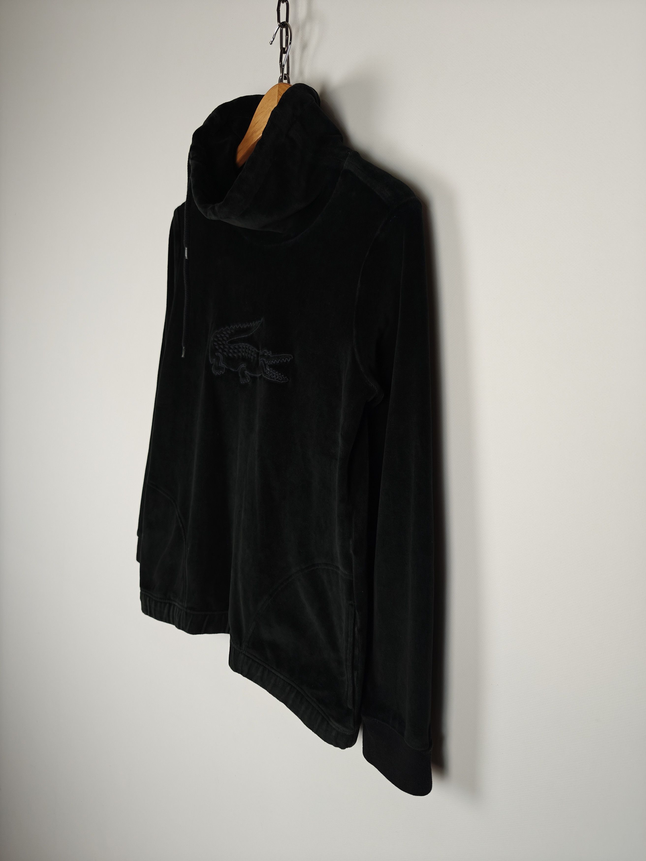 Lacoste Lacoste Sport Velour Sweatshirt Pullover High Neck Black M Size M / US 6-8 / IT 42-44 - 5 Thumbnail