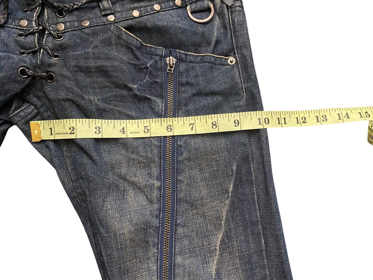 If Six Was Nine Midas Double Waist Lace Flared Denim Size US 30 / EU 46 - 17 Thumbnail