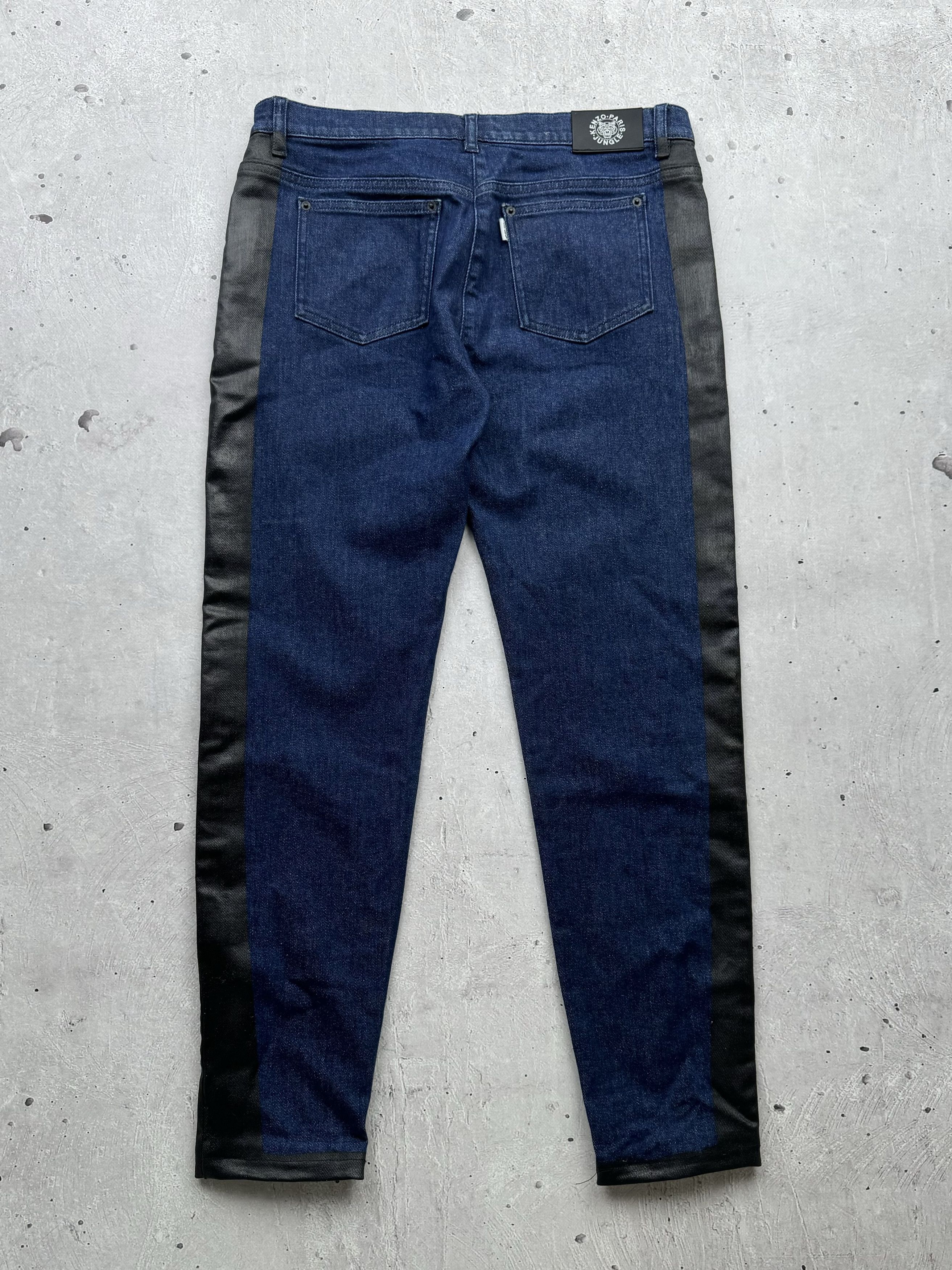 Kenzo × Vintage Kenzo Waxed Jeans Size 28" / US 6 / IT 42 - 8 Thumbnail