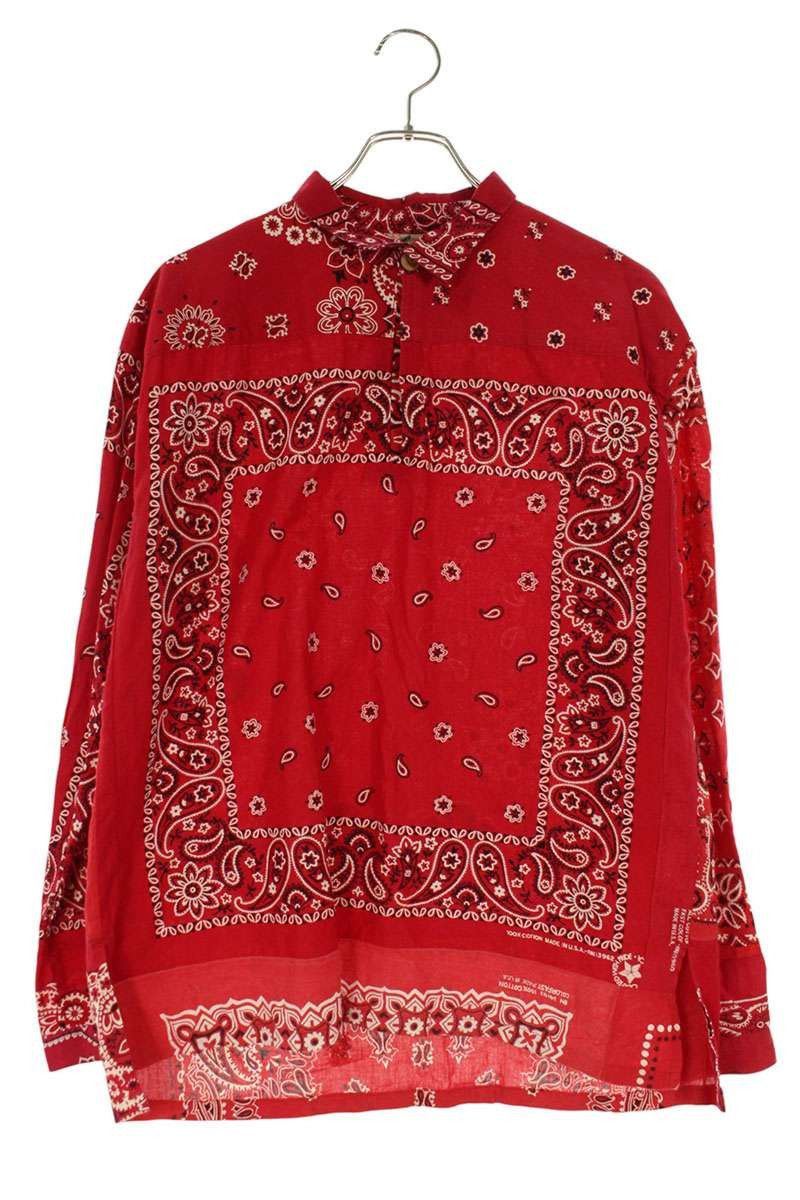 Visvim Visvim 18SS KERCHIEF TUNIC SHIRT Red Size M Size US M / EU 48-50 / 2 - 1 Thumbnail