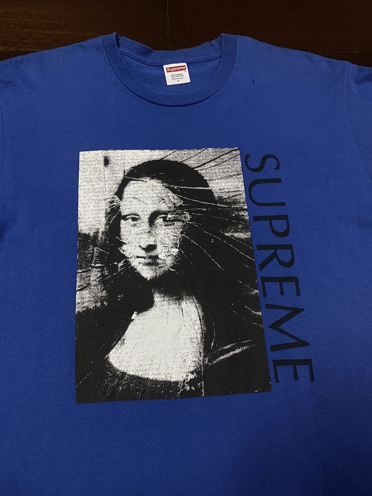 SICK 🥴 SUPREME MONA LISA BLUE TEES