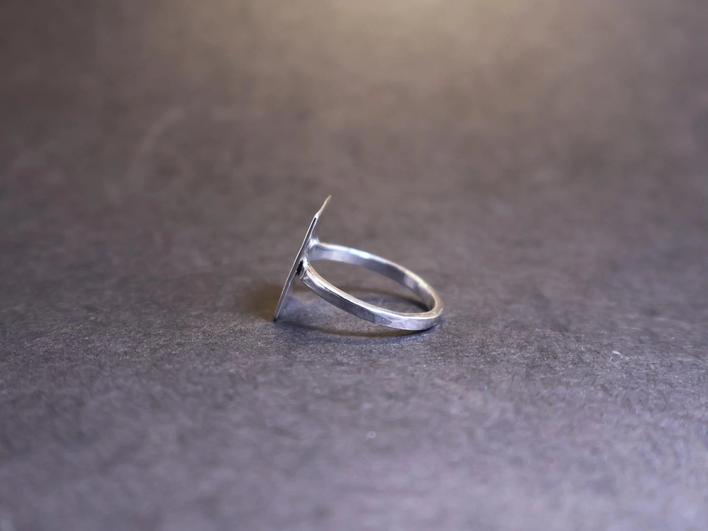 Handmade Hammered Ring, 925 Sterling Silver Ring, Handmade Jewelry, Size ONE SIZE - 5 Thumbnail
