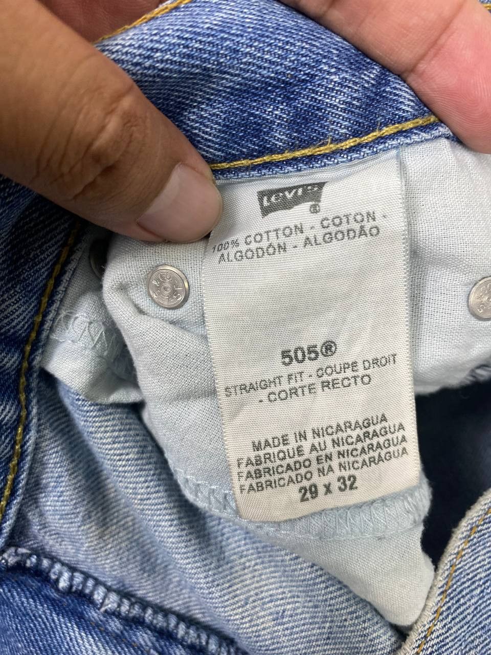 Levi's vintage levis 505 straight fit dirty denim nice design Size US 32 / EU 48 - 13 Thumbnail