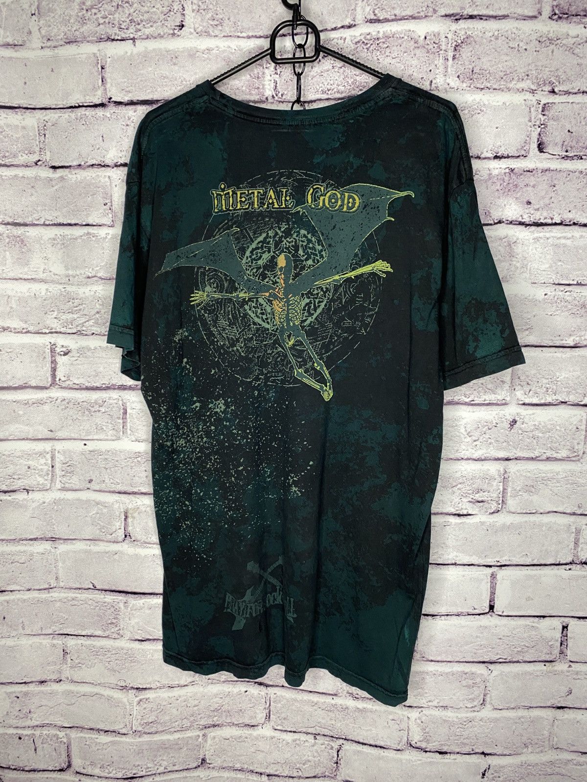Band Tees Men's Vintage 00s T-Shirt Metal God Pray For Rock N Roll Size US XL / EU 56 / 4 - 7 Thumbnail