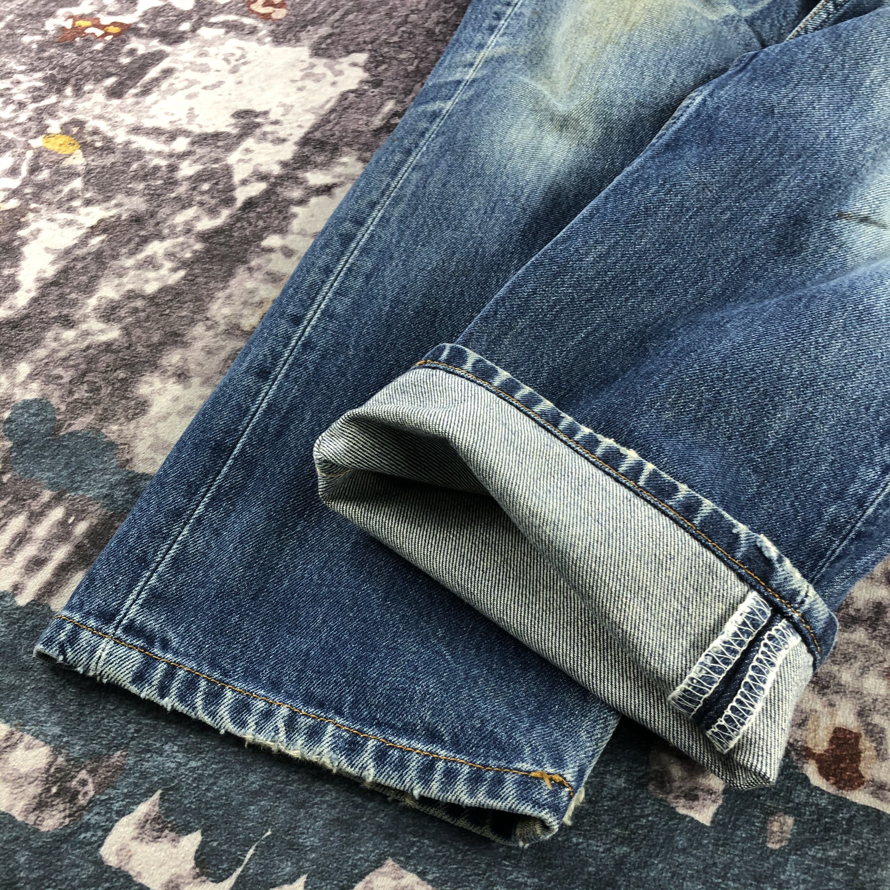 Levi's 90s Vintage Blue Wash Levis 501 Jeans-JM2804 Size US 29 - 6 Thumbnail