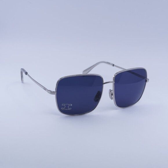 Celine Celine CL40284U 16V Sunglasses Palladium Square Frame Size ONE SIZE - 1 Thumbnail