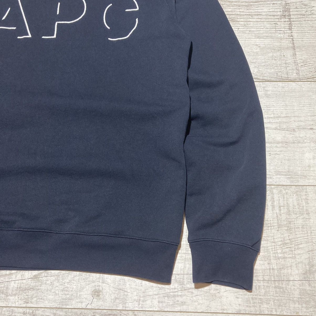 A.P.C. A.P.C. Logo Sweatshirt Rare Size US L / EU 52-54 / 3 - 5 Thumbnail