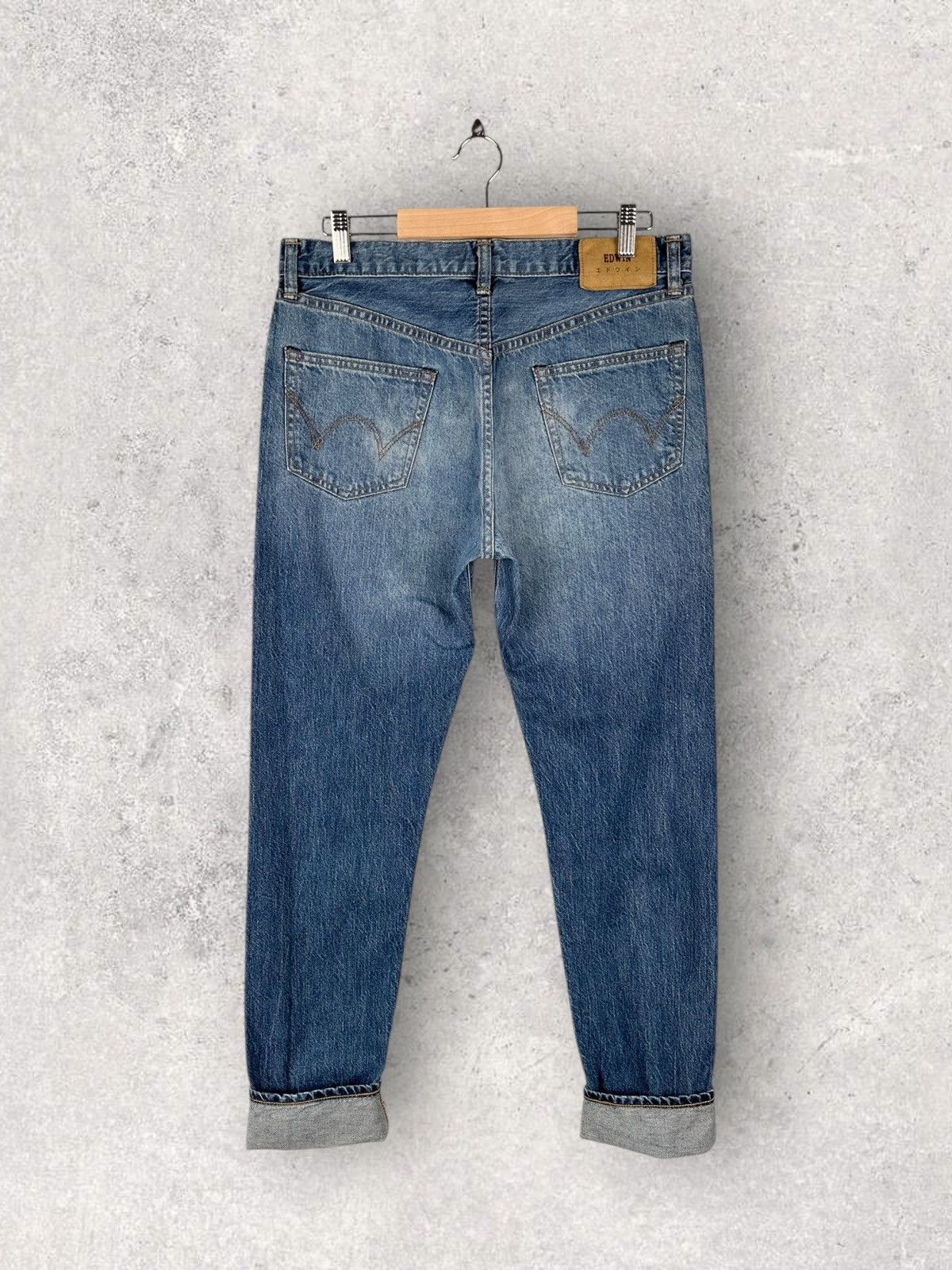 Edwin Edwin Salvedge Slim Tapered Denim Jeans Size US 29 - 2 Thumbnail