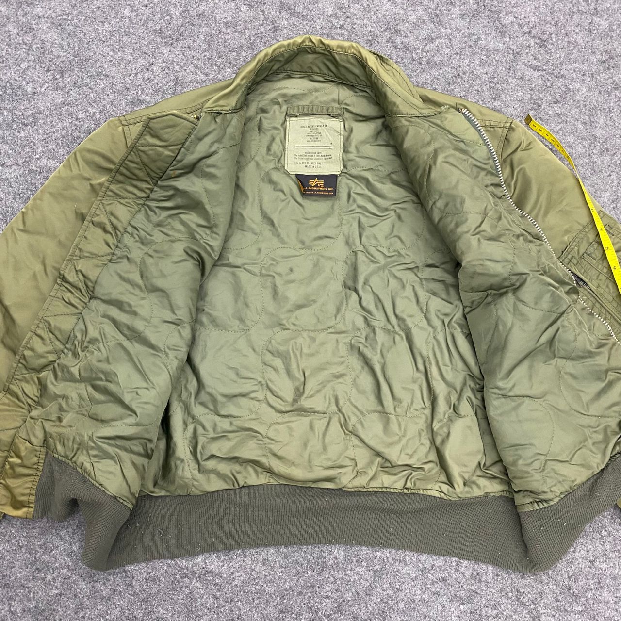Alpha Industries 💥Best Offer💥Vintage Alpha Industry Bombers Jacket Size US L / EU 52-54 / 3 - 3 Thumbnail