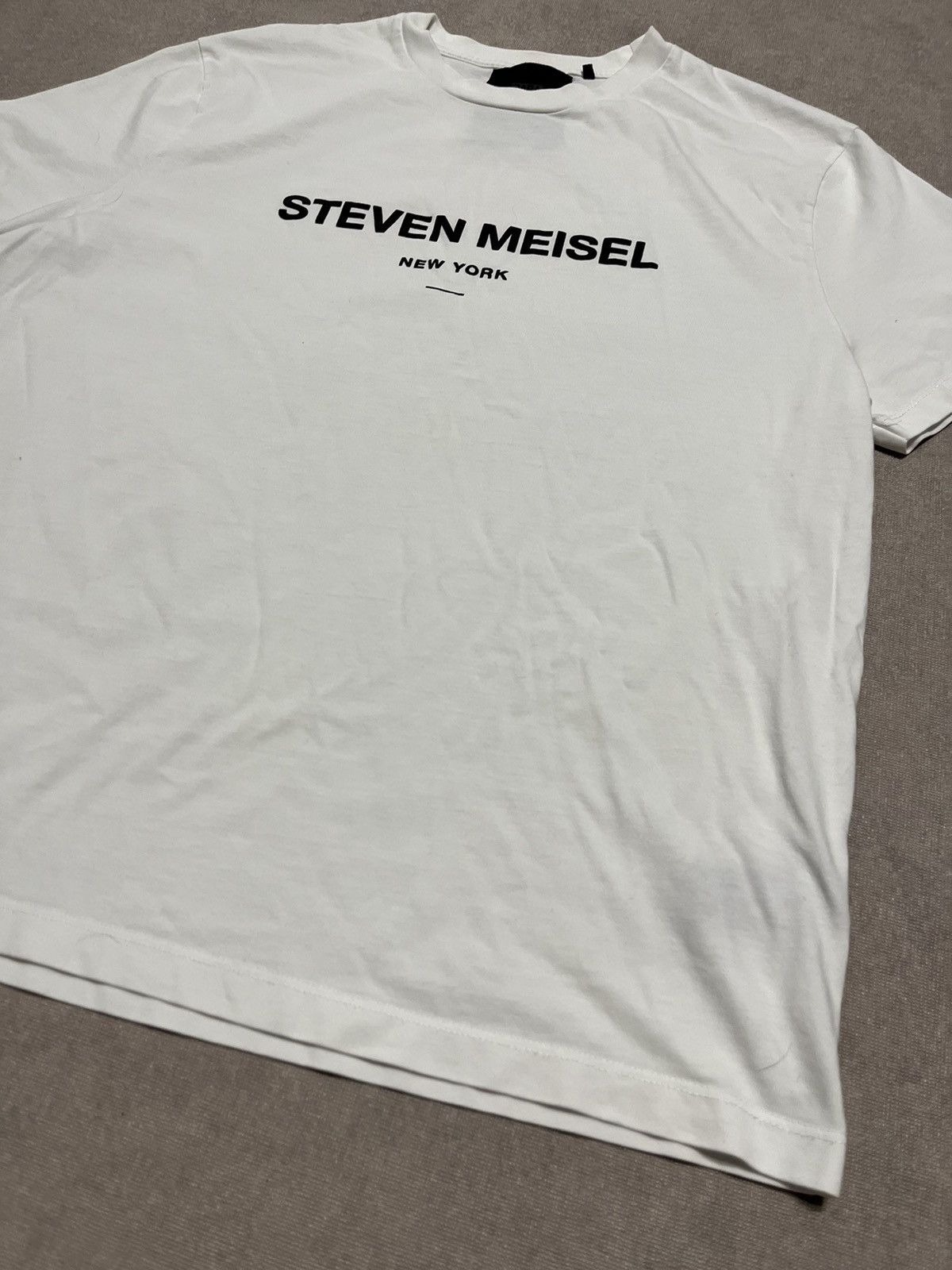 Zara Zara X Steven Meisel Logo Print Mens T shirt White Size S Size US S / EU 44-46 / 1 - 6 Thumbnail