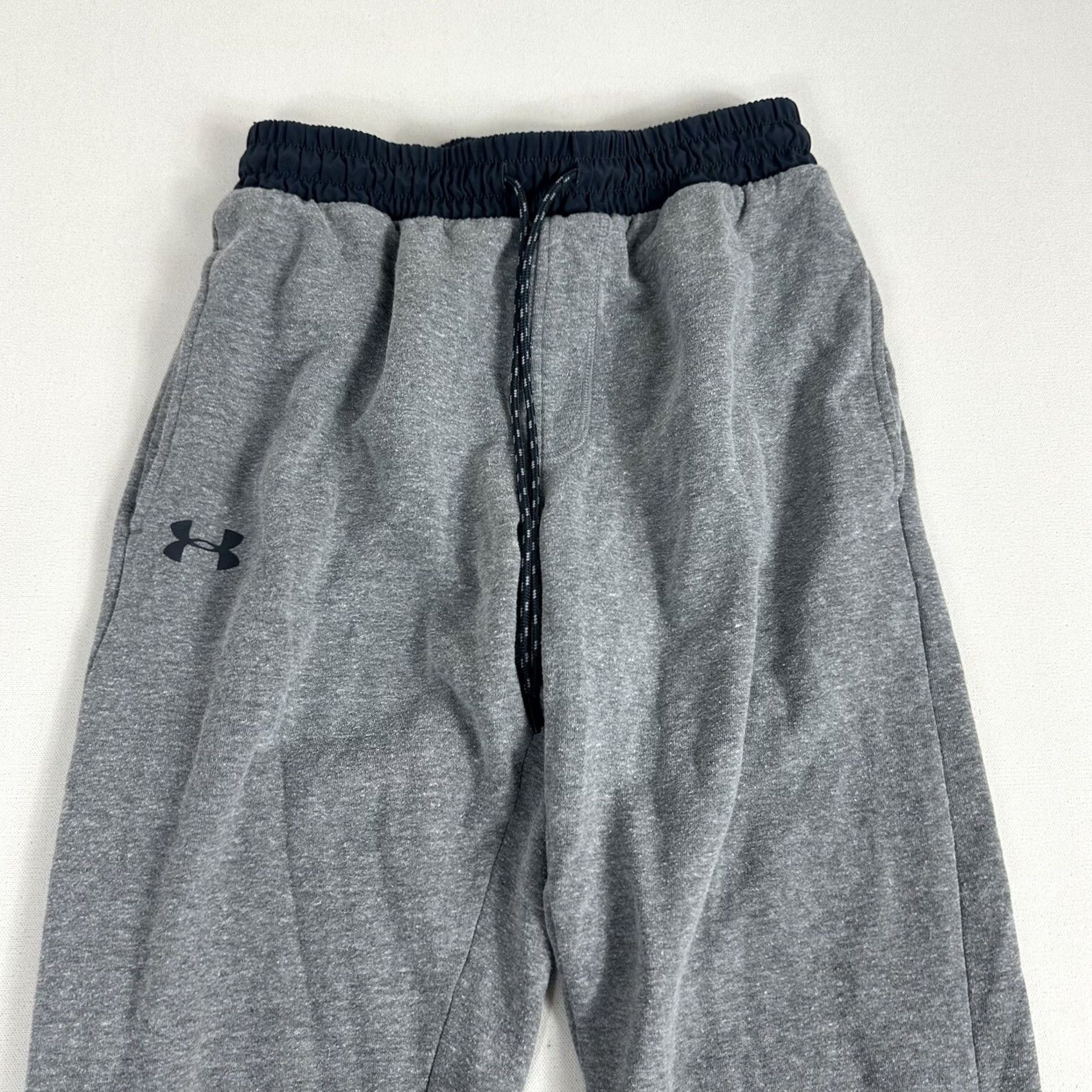 Under Armour Under Armour Rival Fleece Joggers Gray Mens Small Active Sweatpants Athletic Tapered PocketsElastic Waist Gym & Training Running & Jogging Pants Size US 29 - 5 Thumbnail