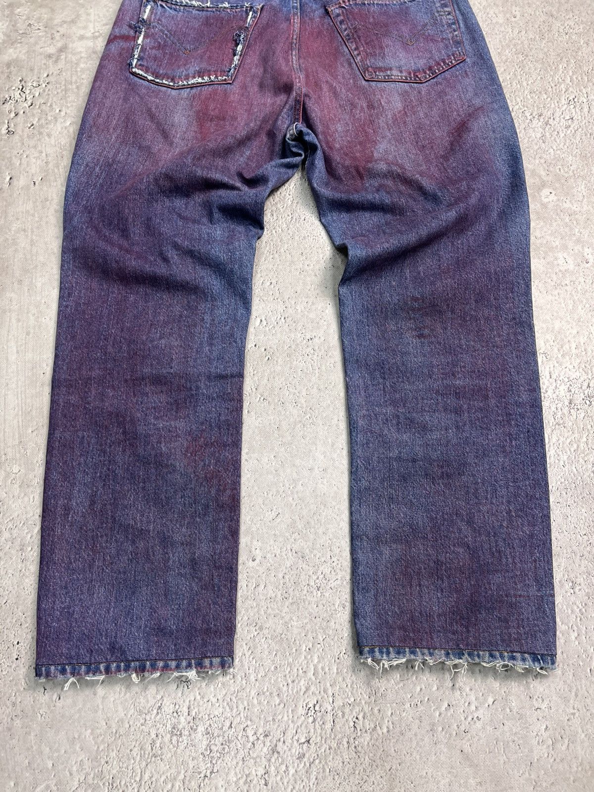 Designer × Japanese Brand × Tornado Mart washed diesel loose baggy skate hiphop work cargo pants Size US 35 - 11 Thumbnail