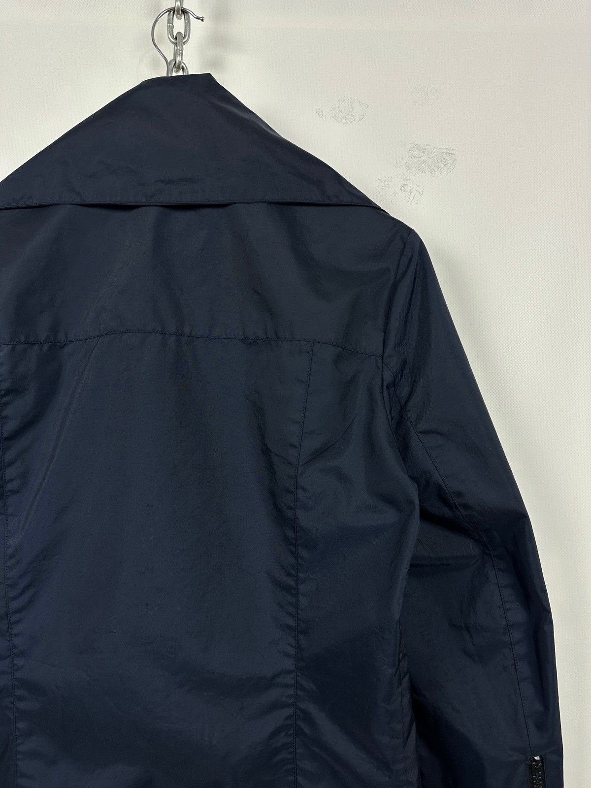 Miu Miu 1999 Vintage Miu Miu Navy Nylon Archive Cargo Utility Jacket Size US M / EU 48-50 / 2 - 17 Thumbnail