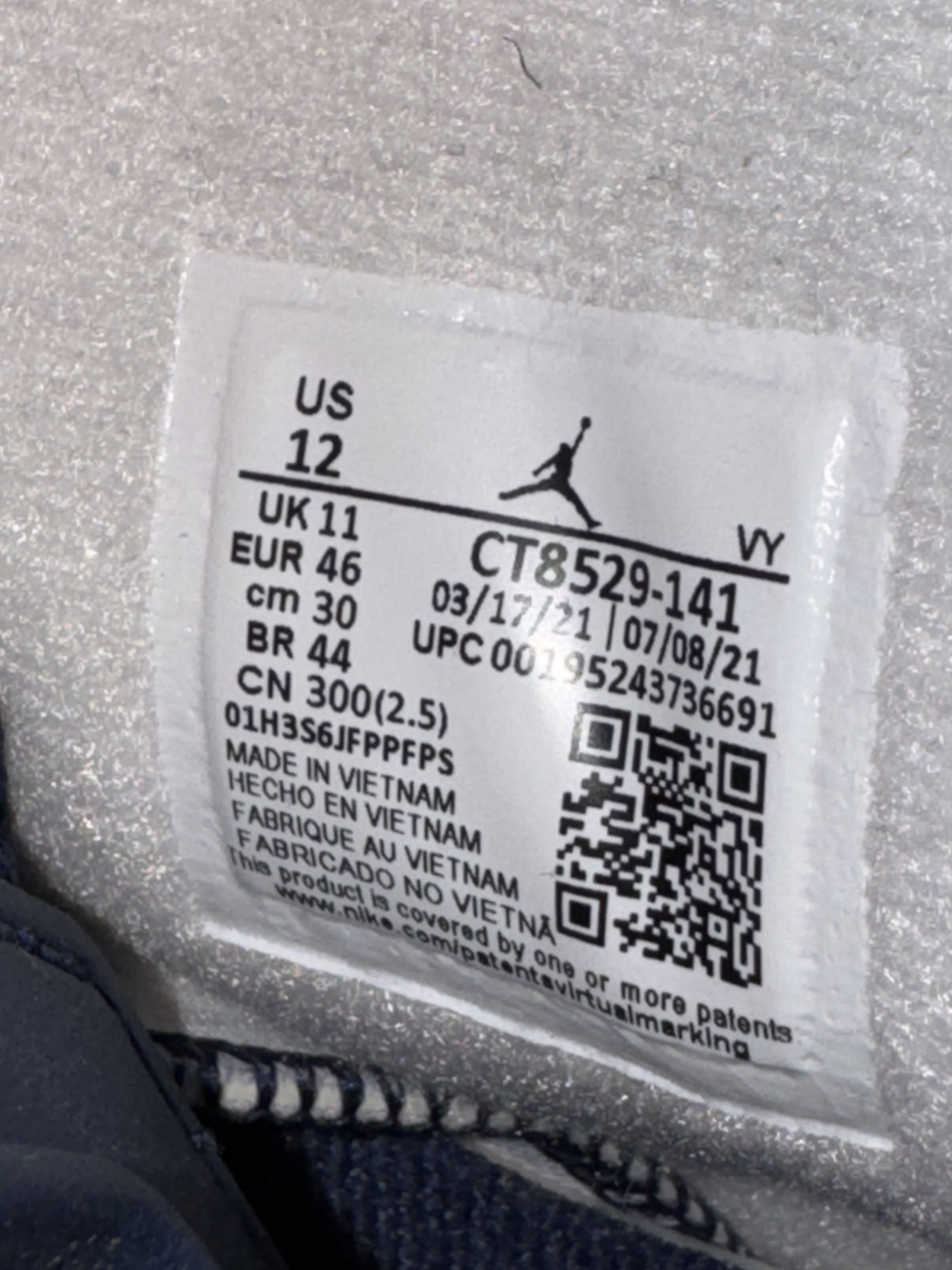 Jordan Brand × Nike US 12 - Air Jordan 6 Retro Midnight Navy Blue WITH BOX Size US 12 / EU 45 - 9 Thumbnail