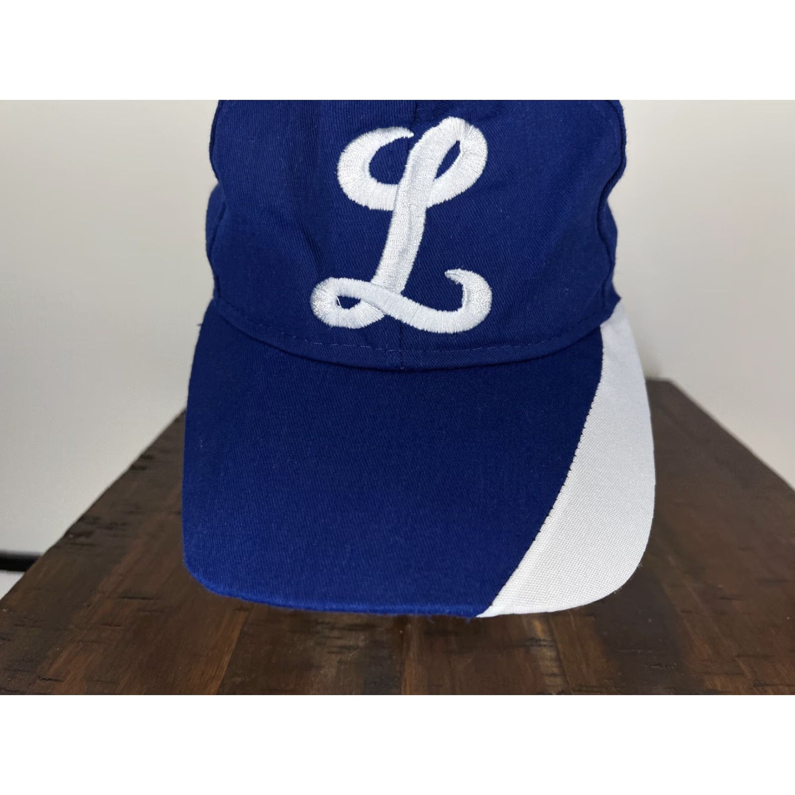 Vintage Unbranded Embroidered L Hat Cap Snap Back Adult One Size Blue Cotton Polyester Hat Cap Baseball Cap Adjustable Lightweight Size ONE SIZE - 3 Thumbnail