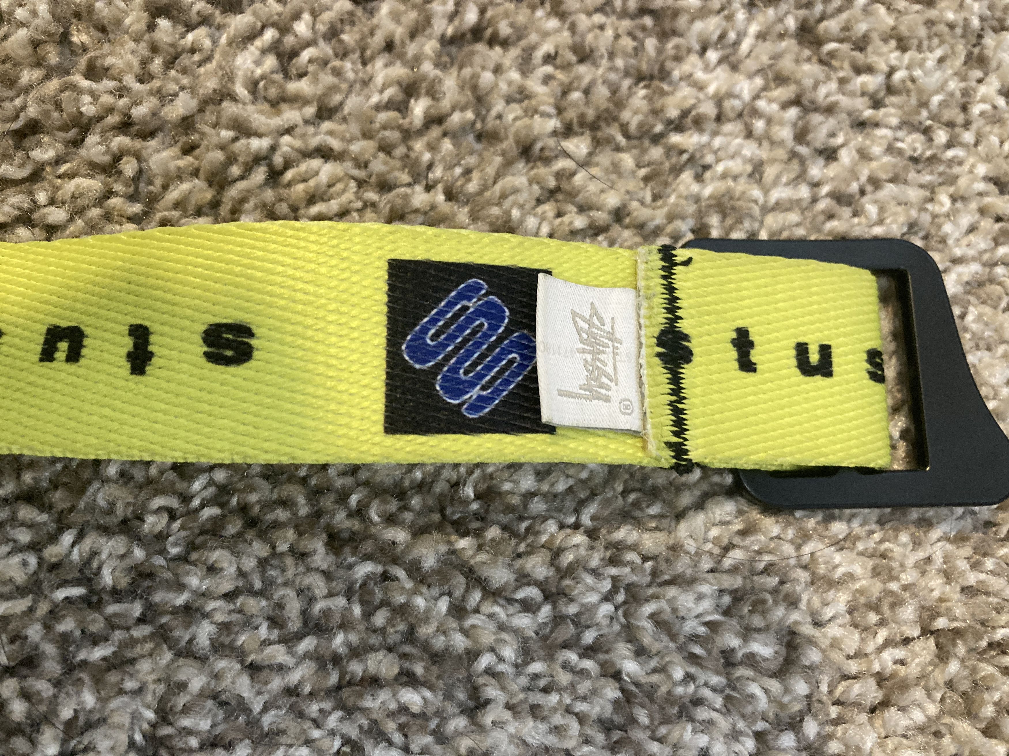 Stussy Stussy Design Climbing Belt Bright Green/Yellow O/S Size ONE SIZE - 2 Thumbnail