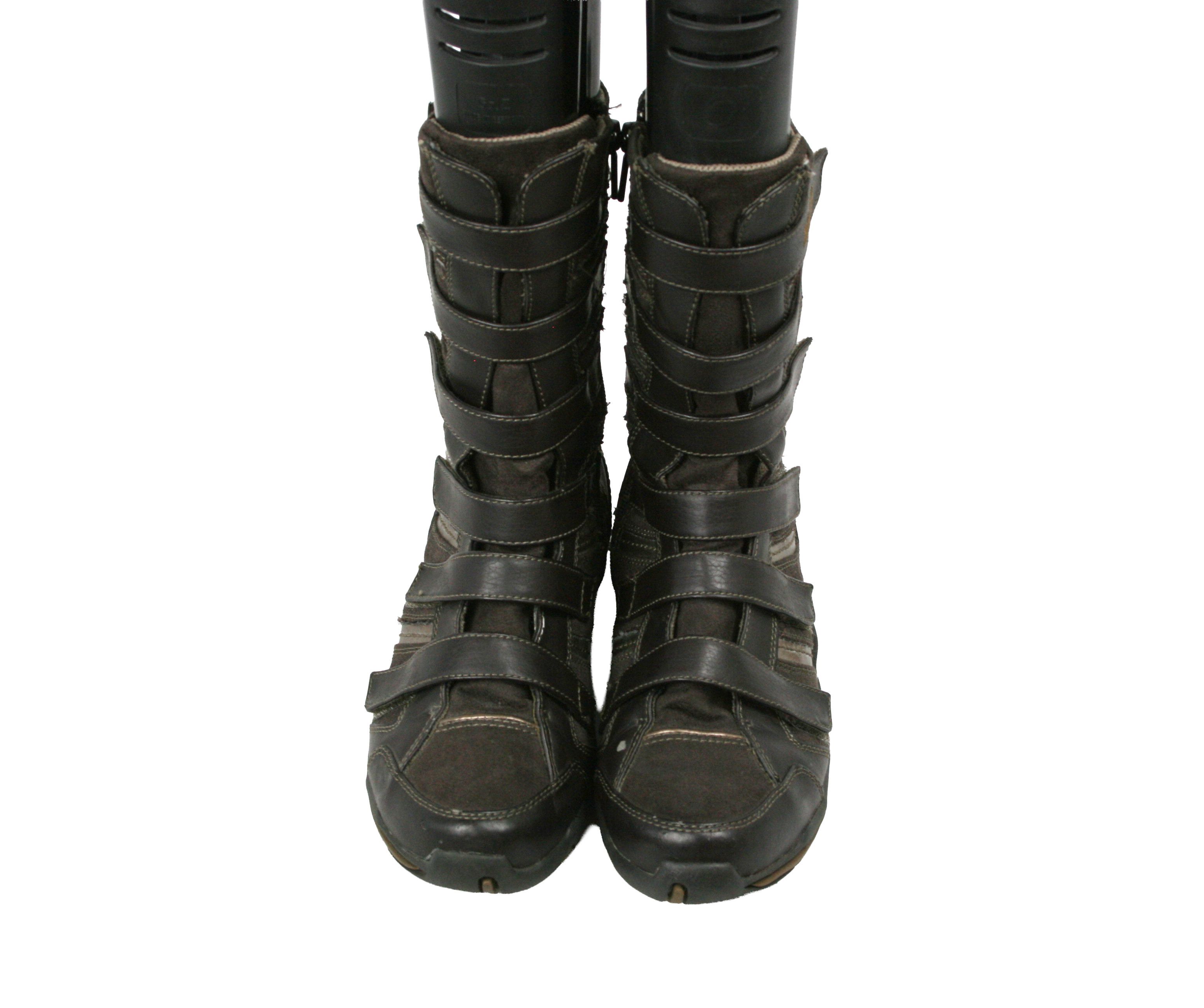 Mustang 00S Multistraps Y2K Biker Boots Vintage Size US 10 / IT 40 - 9 Thumbnail