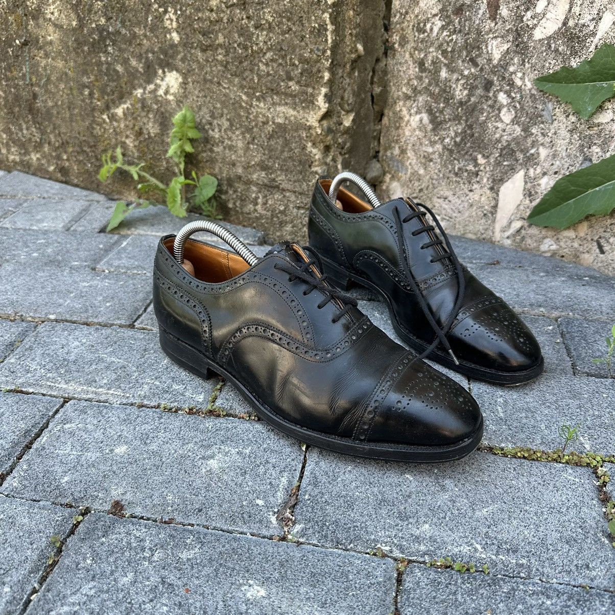 image of Churchs Church’S Diplomat Mens Calf Leather Oxford Brogue Us9 42 Shoes in Black