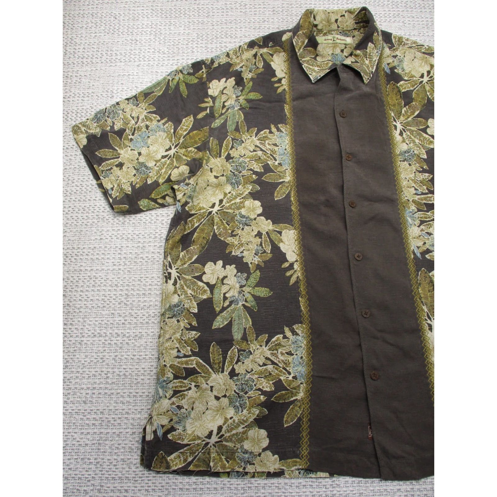 Tommy Bahama VINTAGE? No — Tommy Bahama Mens Hawaiian Shirt XL Short Sleeve Floral Button Up Silk Shirt Men Beach California 90s Retro Designer Nautical USA Size US XL / EU 56 / 4 - 3 Thumbnail
