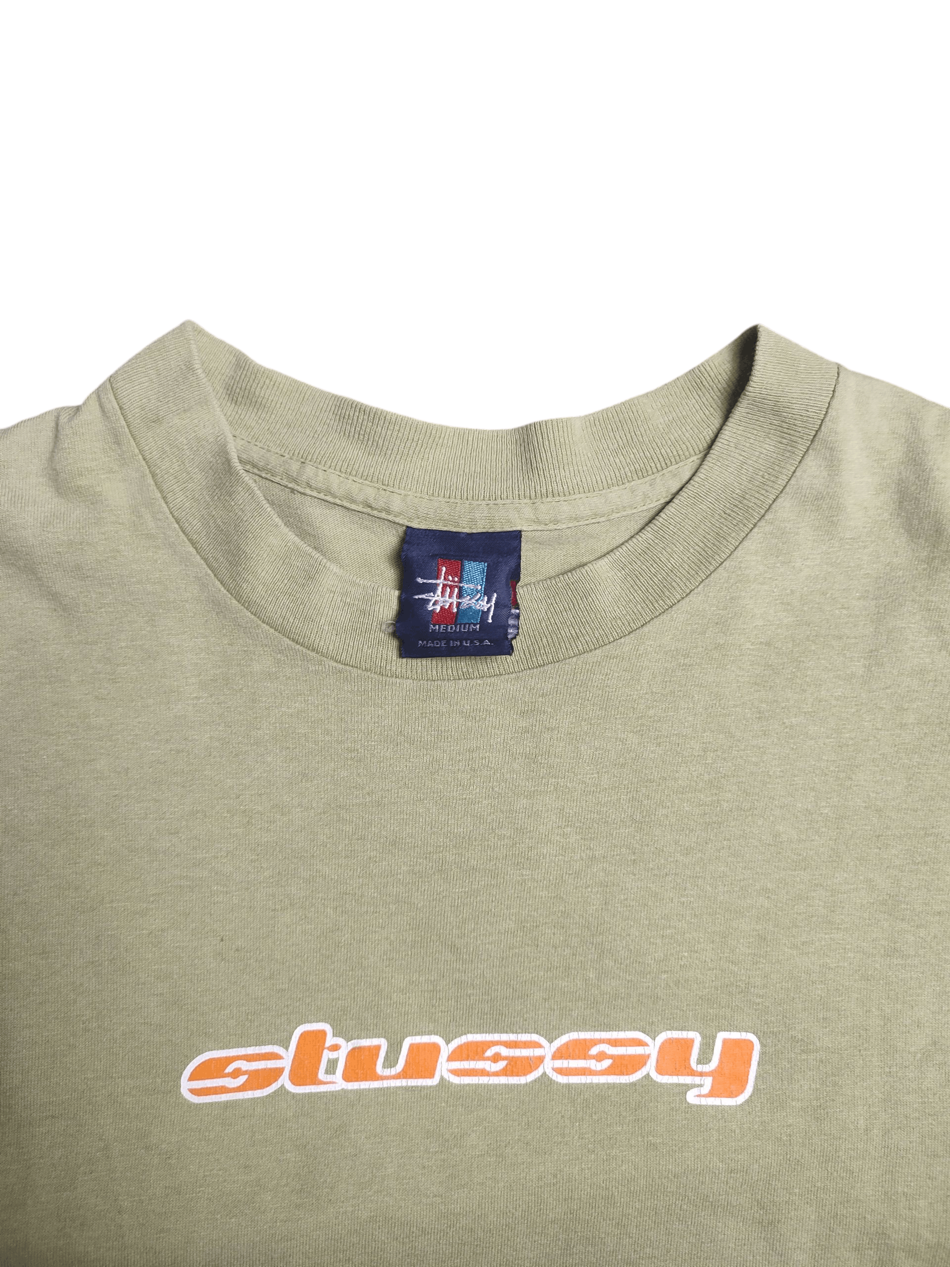 Stussy [DELETED] Stussy Spell Out 90s Vintage Tshirts Size US M / EU 48-50 / 2 - 3 Thumbnail