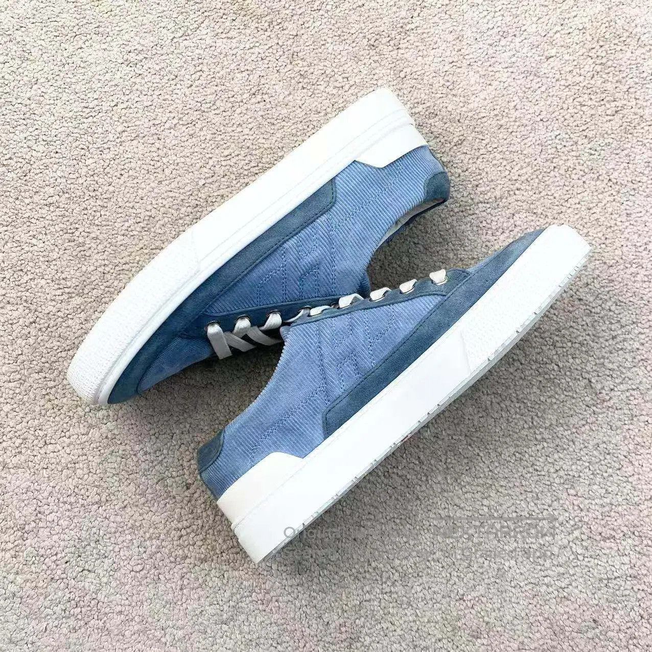 Hermes Hermes Ribbed suede panelled deep sneakers| Size US 5.5 / IT 35.5 - 5 Thumbnail